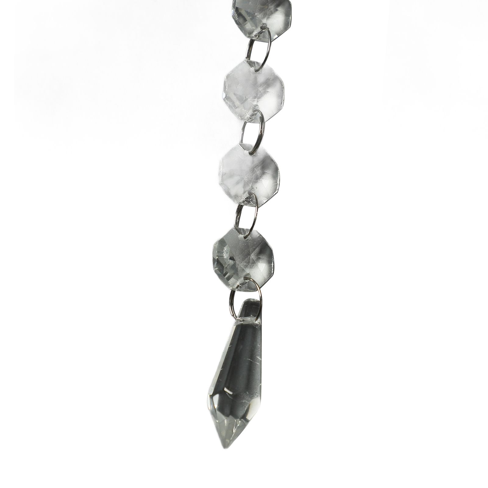 Crystal Flush Mount Chandelier Fixture Elegant Modern Ceiling Light Lamp for view 5