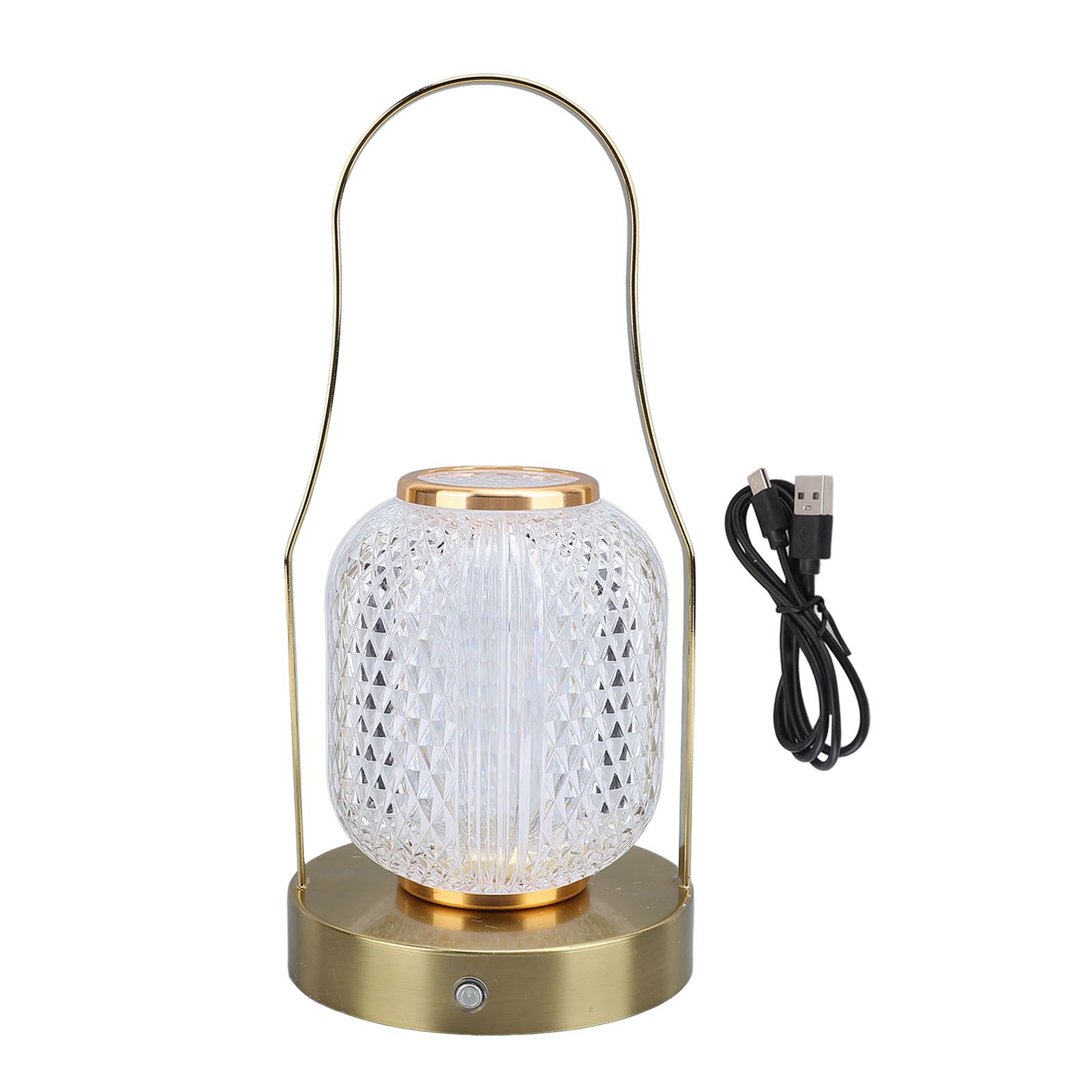 Cordless Rechargeable Lantern LED Table Lamp 3600mAh Battery Operated Stepless view 3