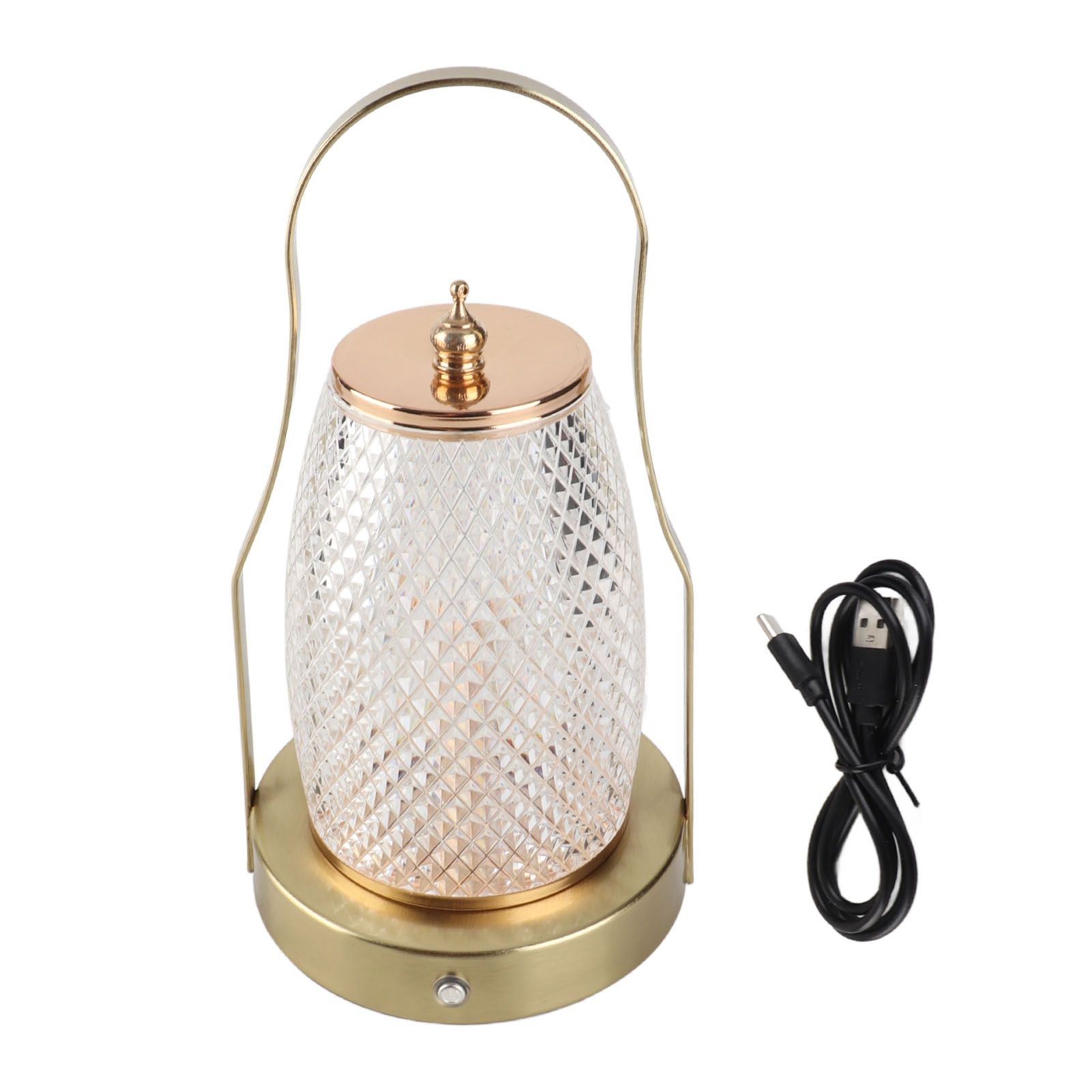 Cordless Lantern 3 Color Temp Stepless Dimming Rechargeable Retro LED Table view 3