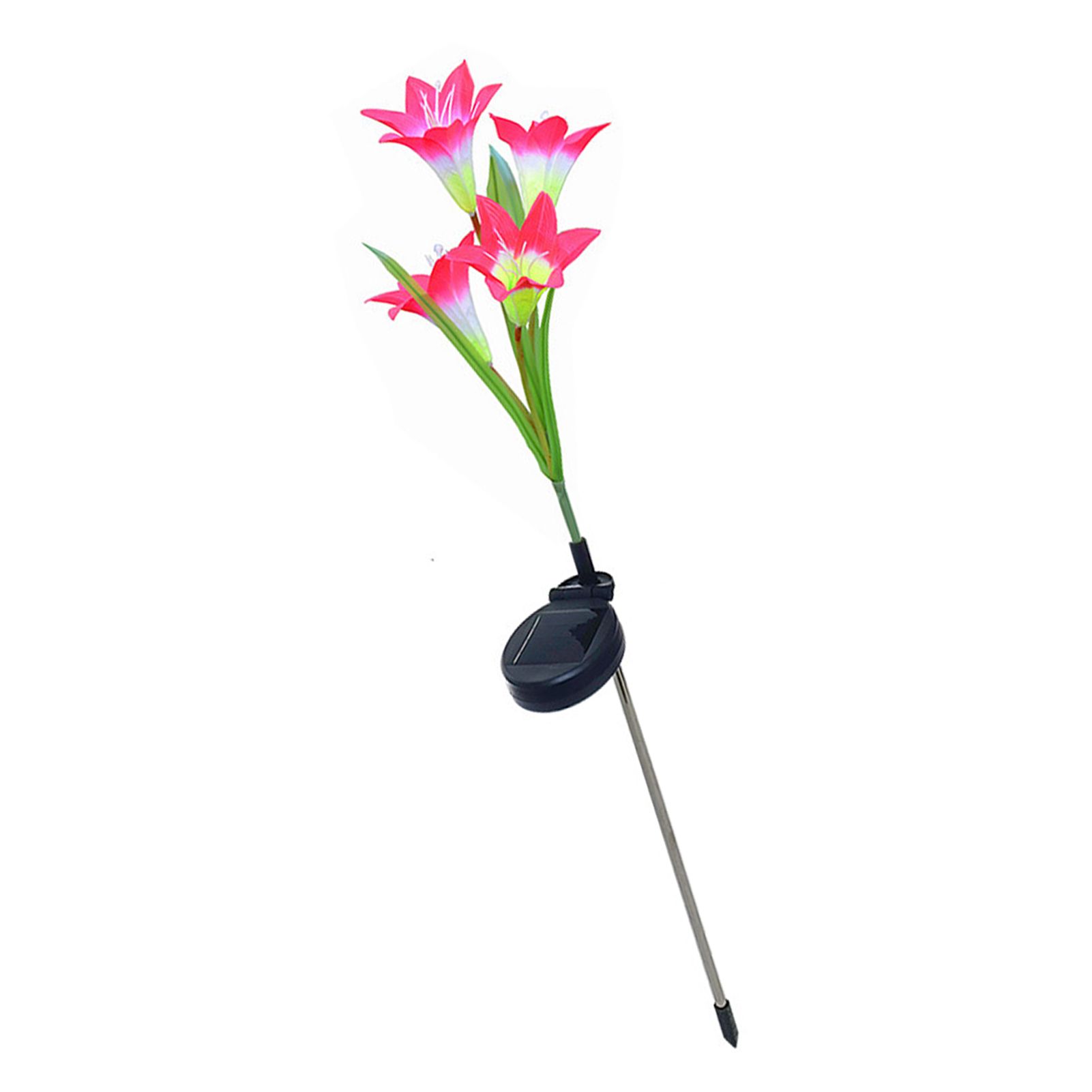 Solar Lily Flower Lights 7 Color Changing Waterproof Decorative Solar Powered