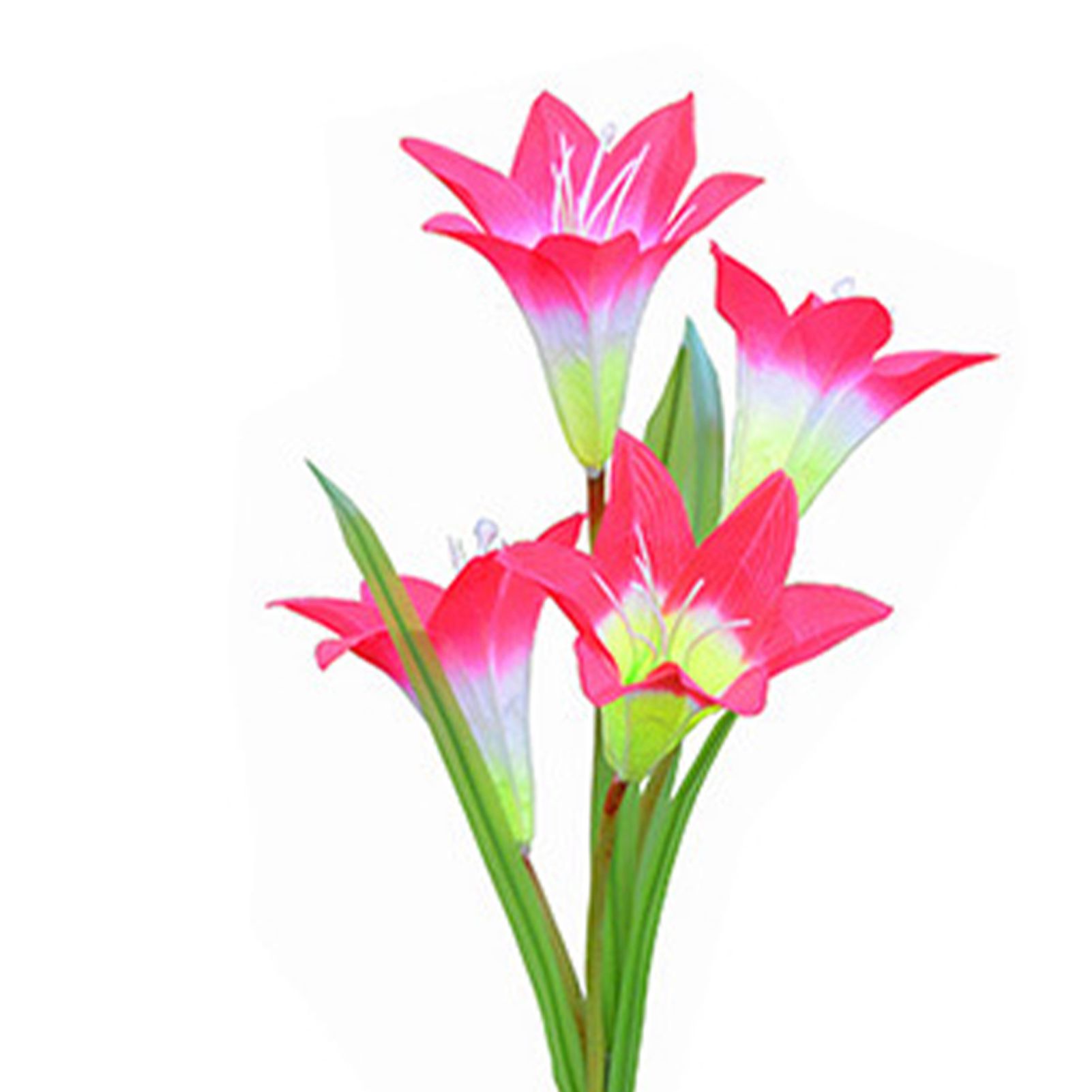 Solar Lily Flower Lights 7 Color Changing Waterproof Decorative Solar Powered view 7