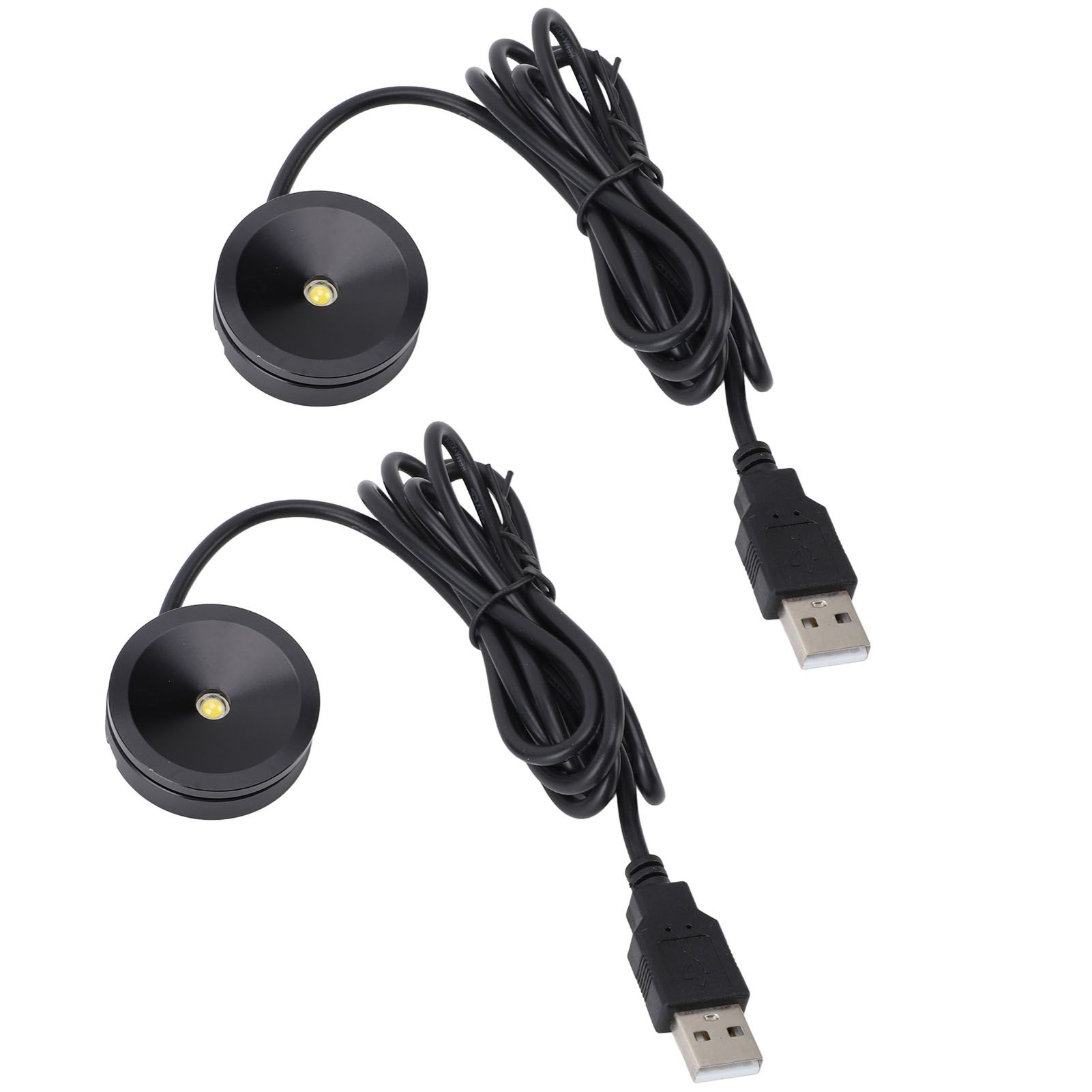 2PCS Mini LED Spotlights Indoor Aluminum USB 5V Round LED Accent Light for view 4