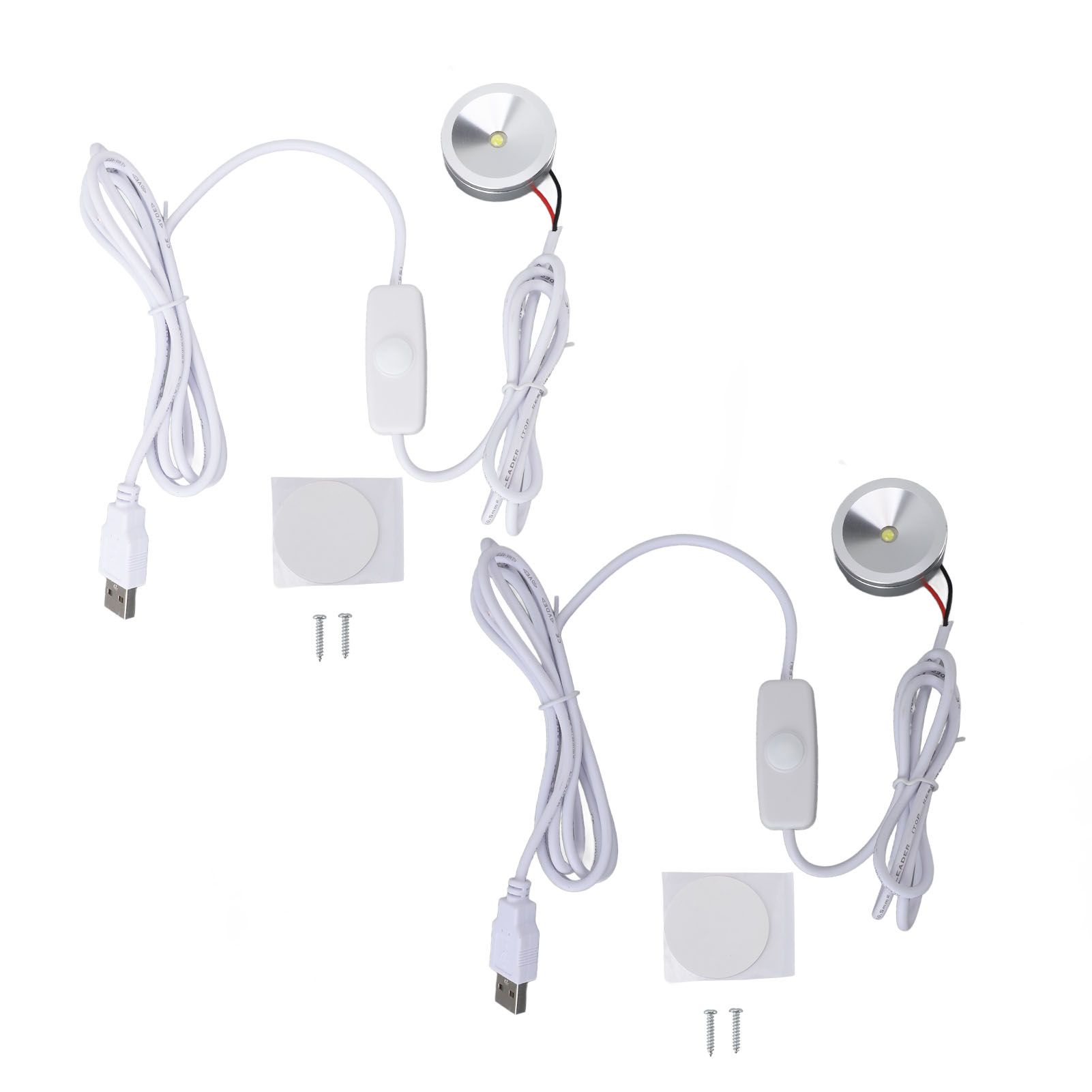 2Pcs Dimmable Mini Spotlight USB 5V Stepless Brightness Dimming LED Mini Spot view 3