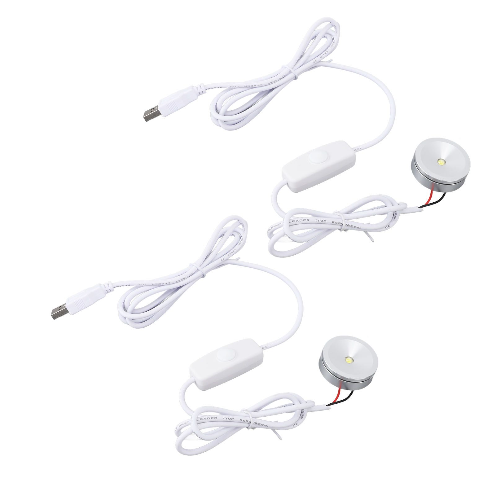 2Pcs Dimmable Mini Spotlight USB 5V Stepless Brightness Dimming LED Mini Spot view 8