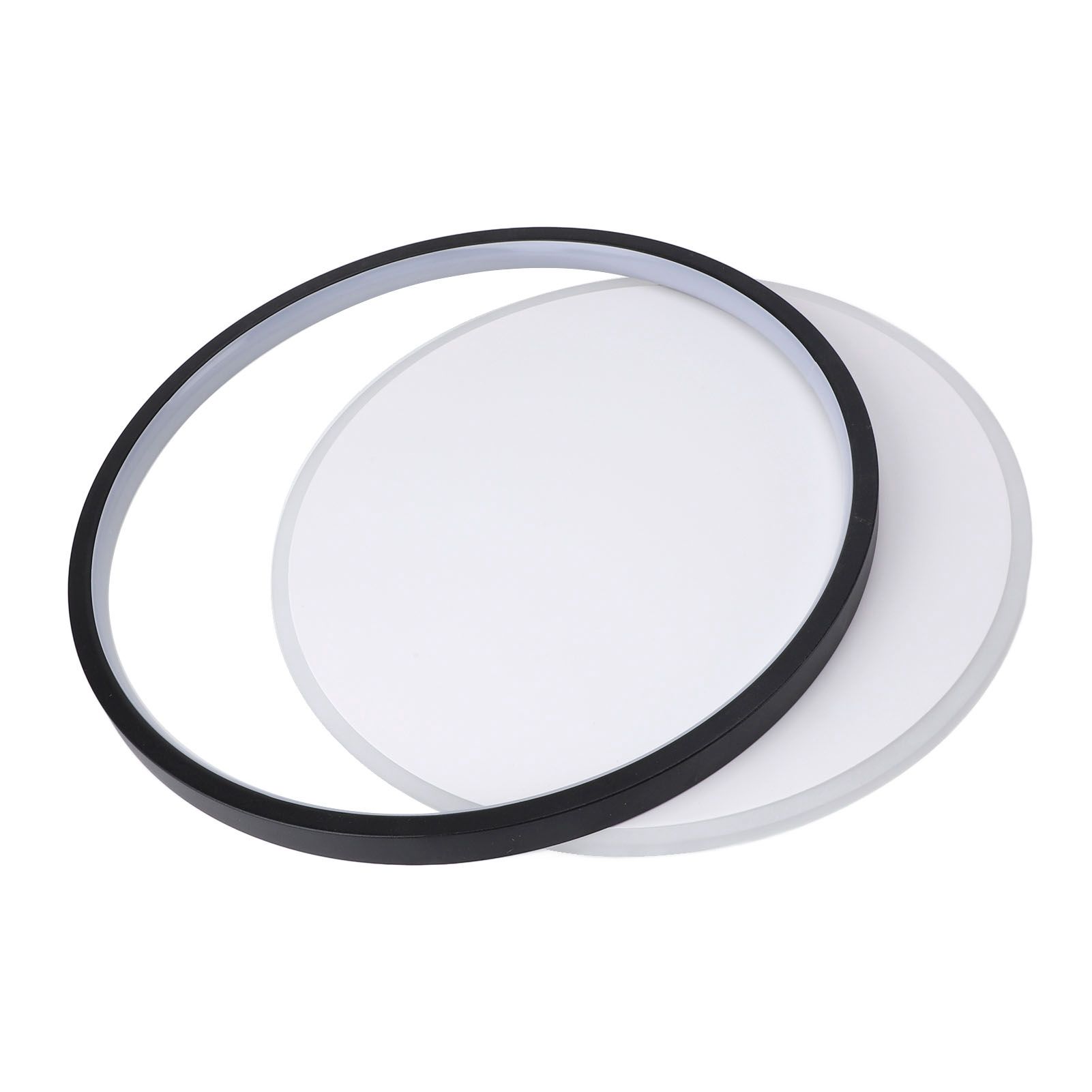 Modern LED Ceiling Light Dimmable Round Flush Mount Lighting Fixture Ceiling view 4