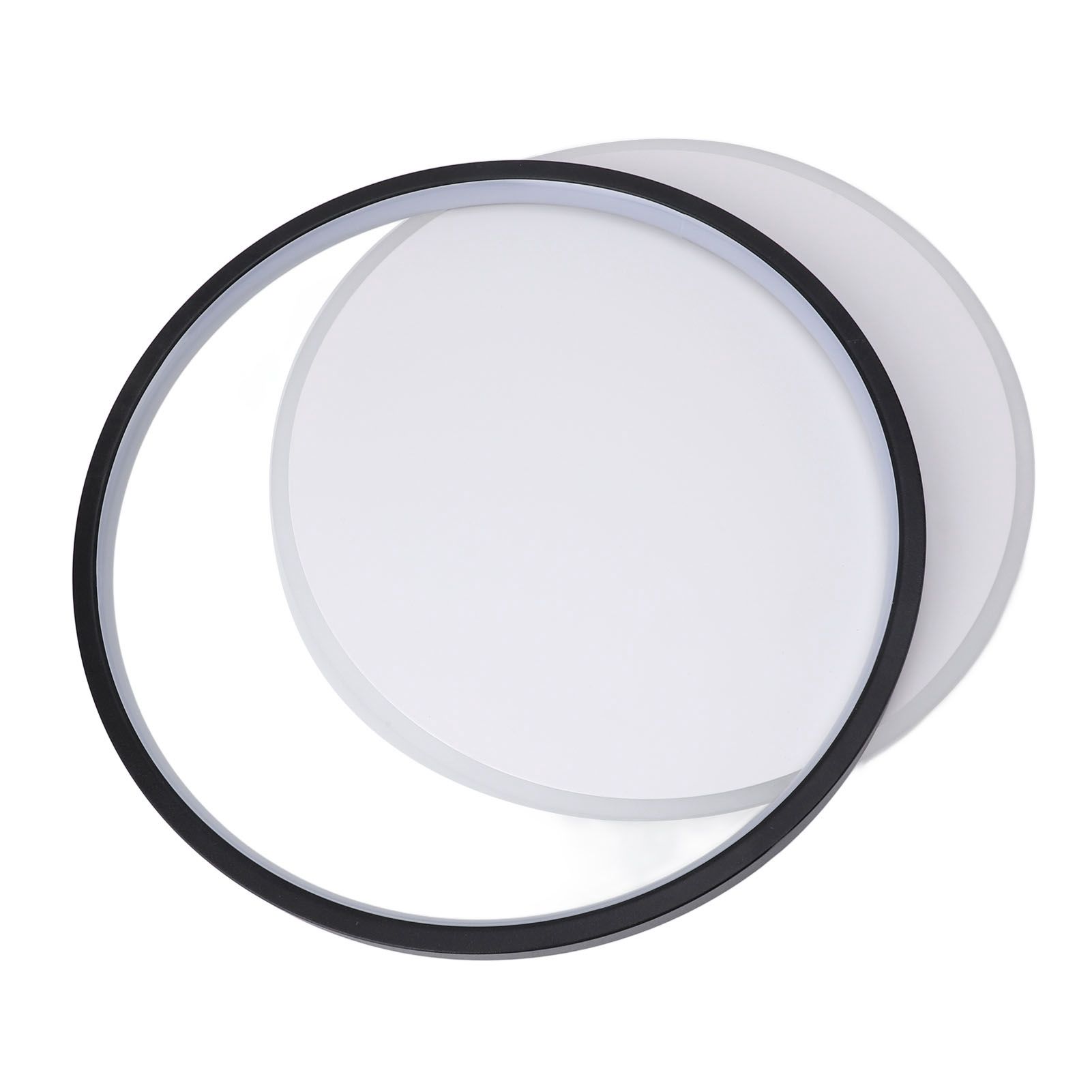 Modern LED Ceiling Light Dimmable Round Flush Mount Lighting Fixture Ceiling view 8
