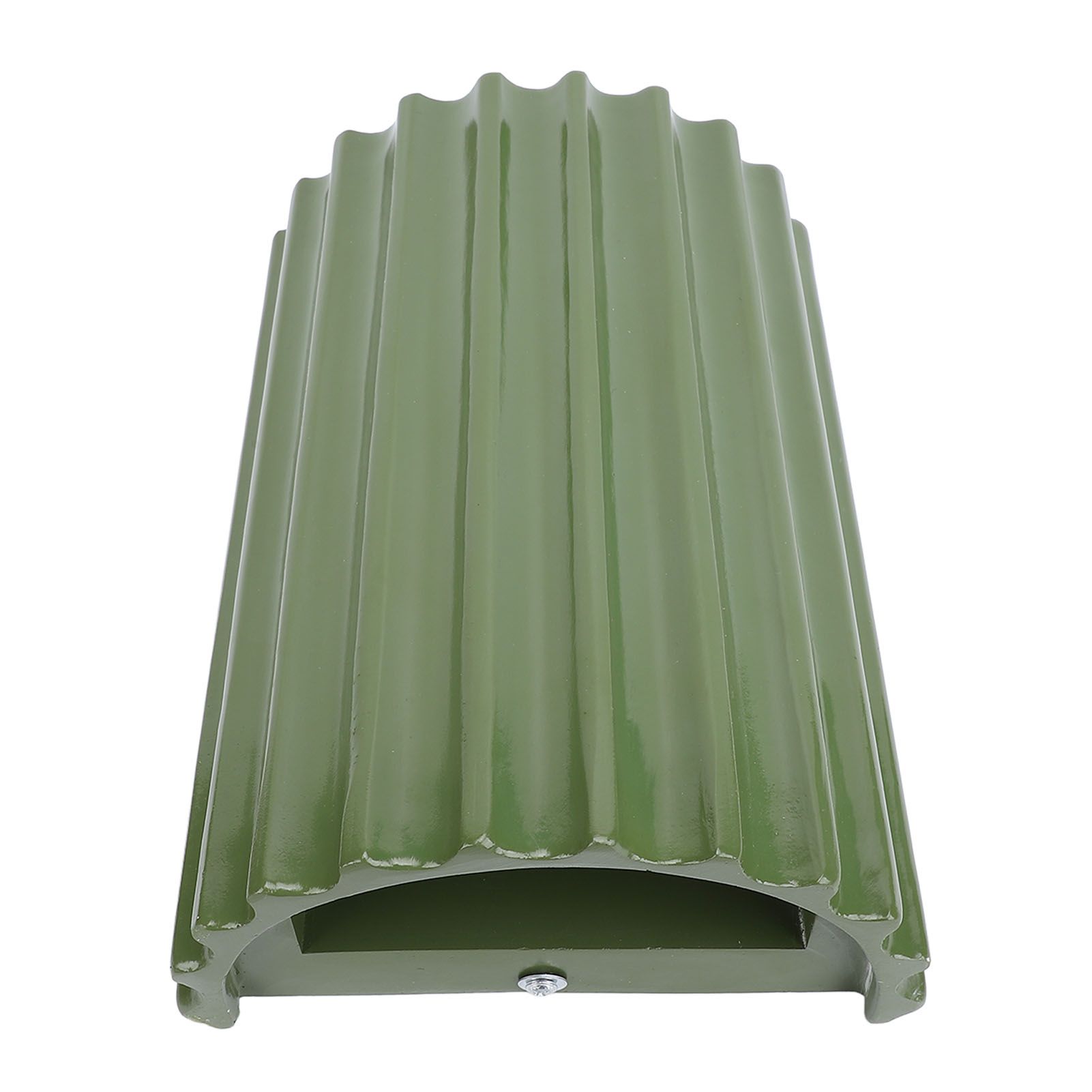 Modern Wall Sconce Light Fixture Minimalist Half Cylinder Desgin Green Wall view 10