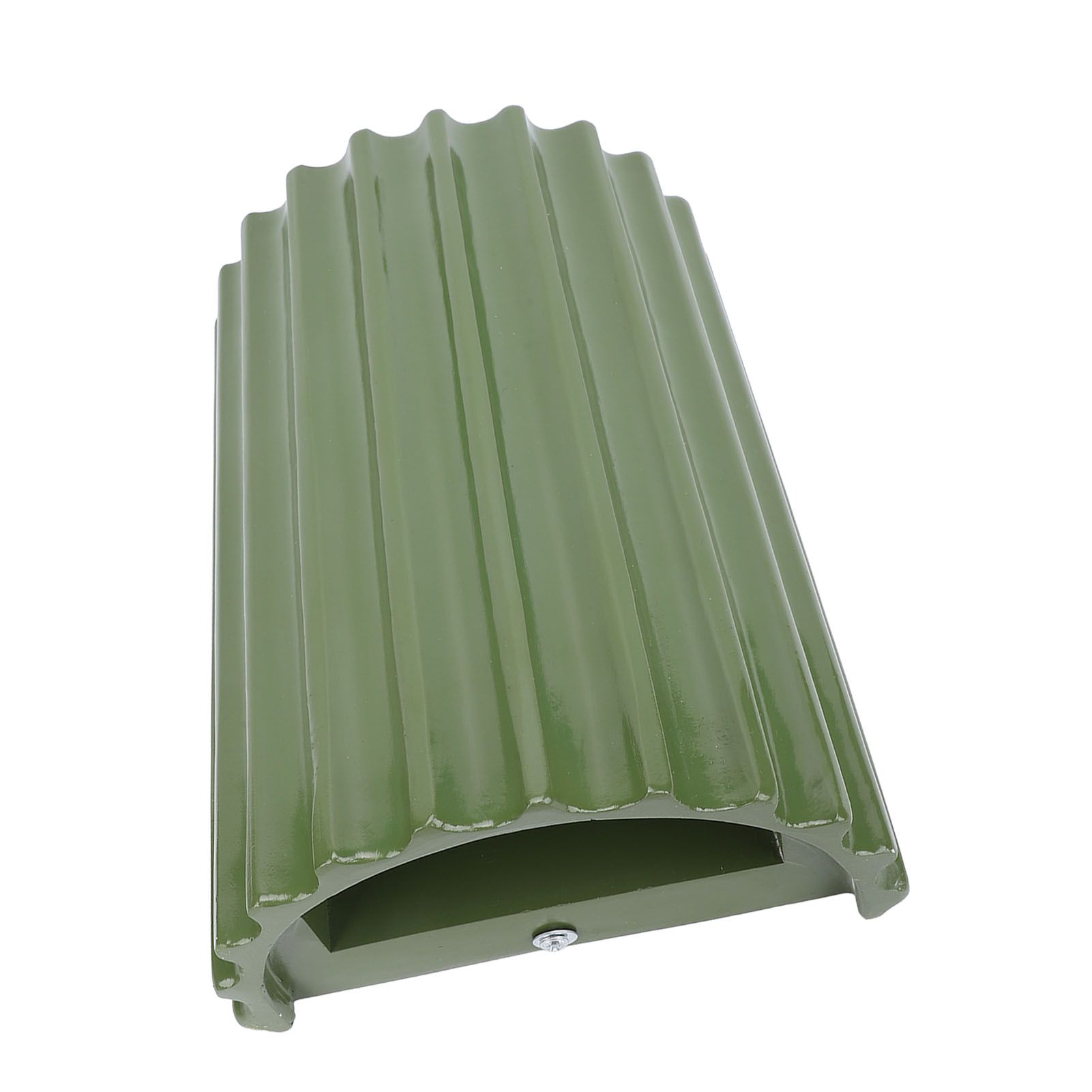 Modern Wall Sconce Light Fixture Minimalist Half Cylinder Desgin Green Wall view 11