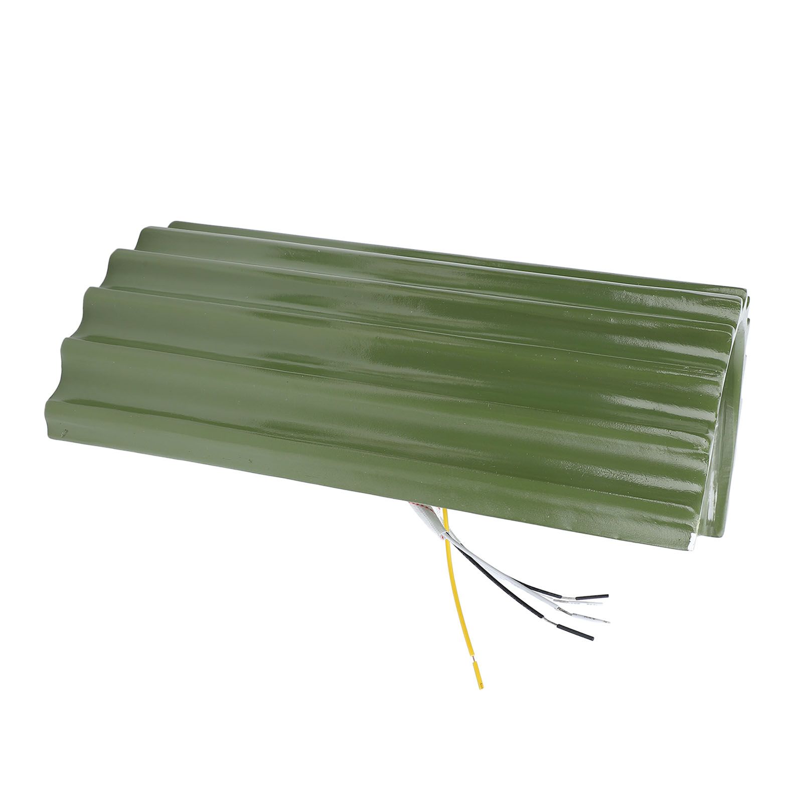 Modern Wall Sconce Light Fixture Minimalist Half Cylinder Desgin Green Wall view 12