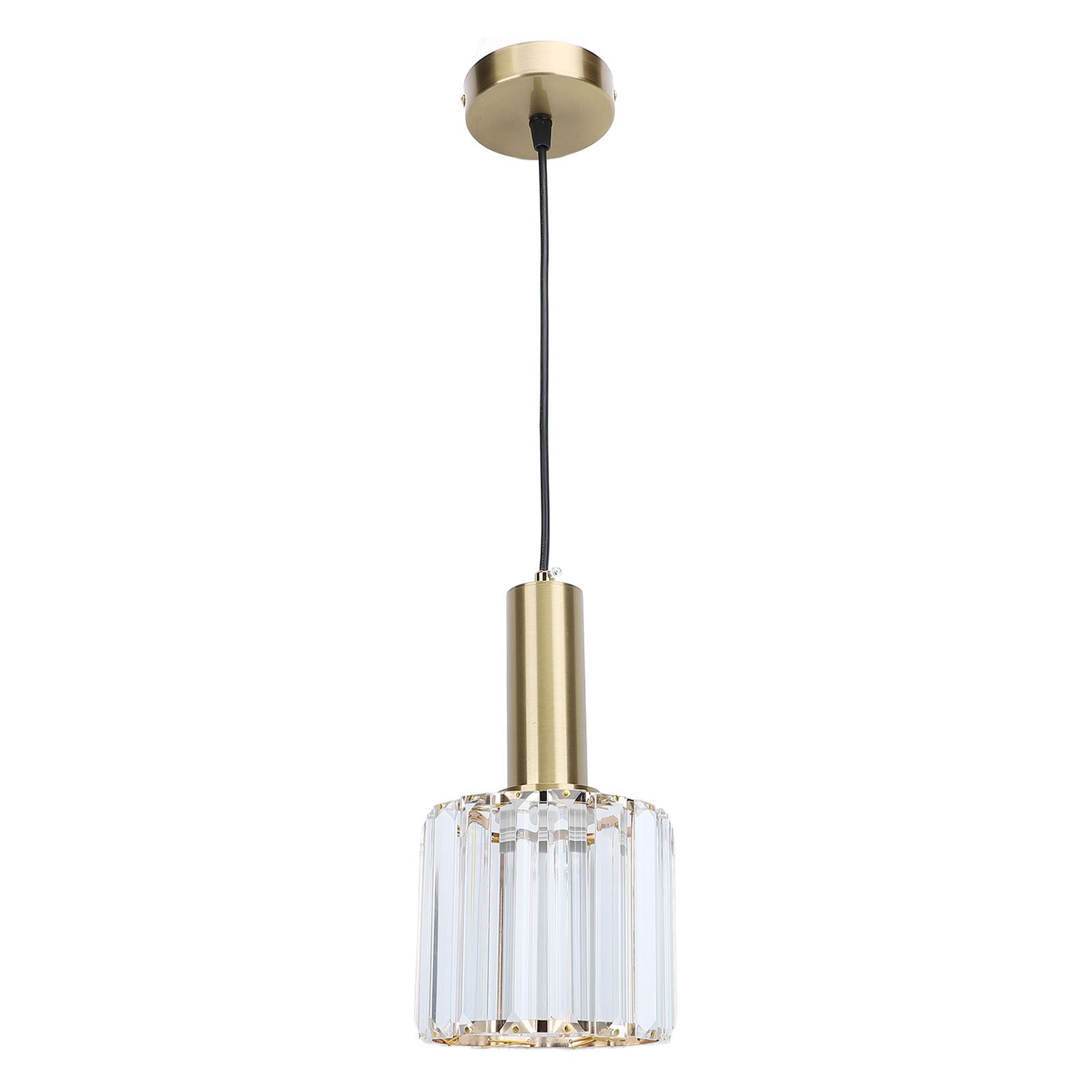Crystal Pendant Light Modern Light Luxury Elegant Gold Adjustable Height view 4