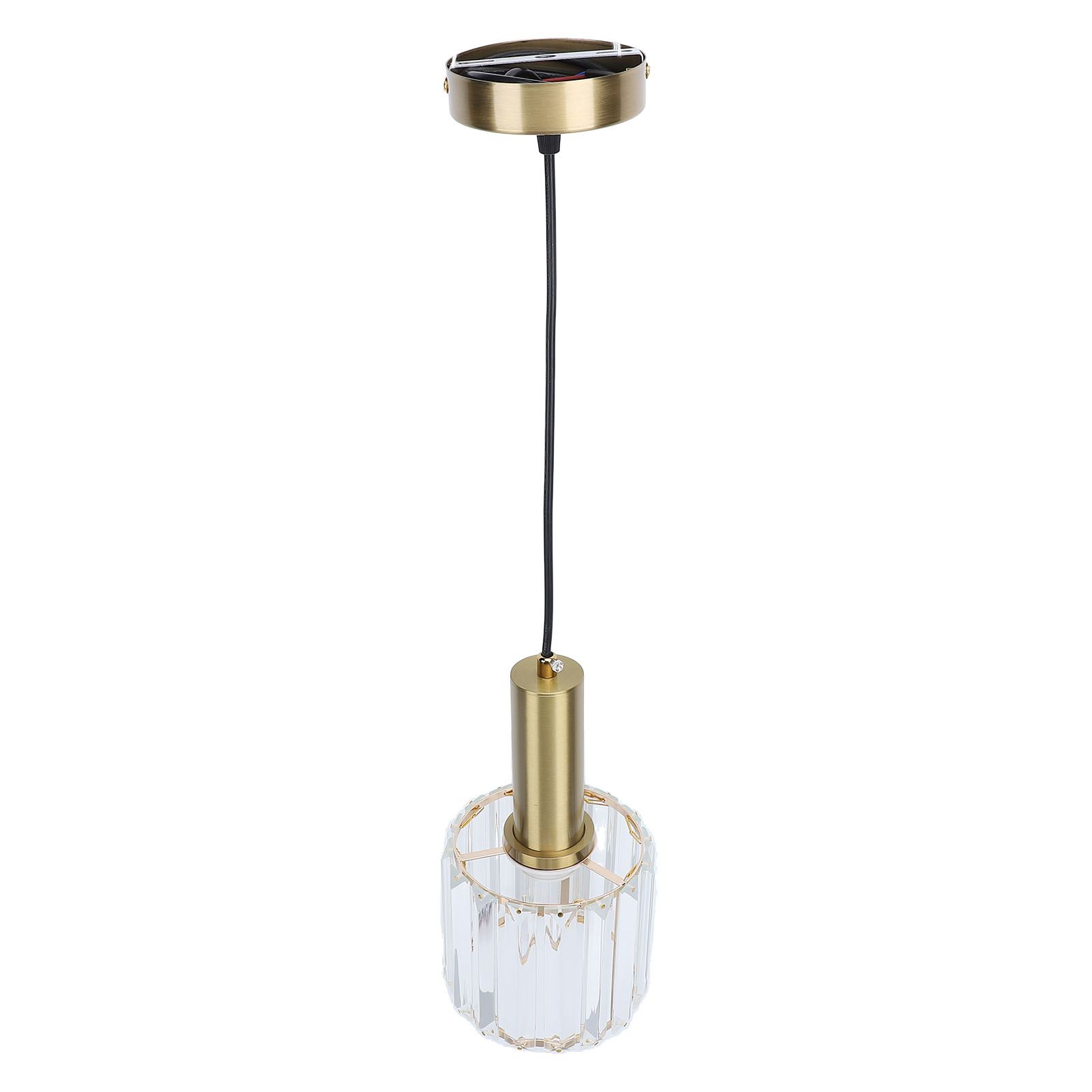 Crystal Pendant Light Modern Light Luxury Elegant Gold Adjustable Height view 6