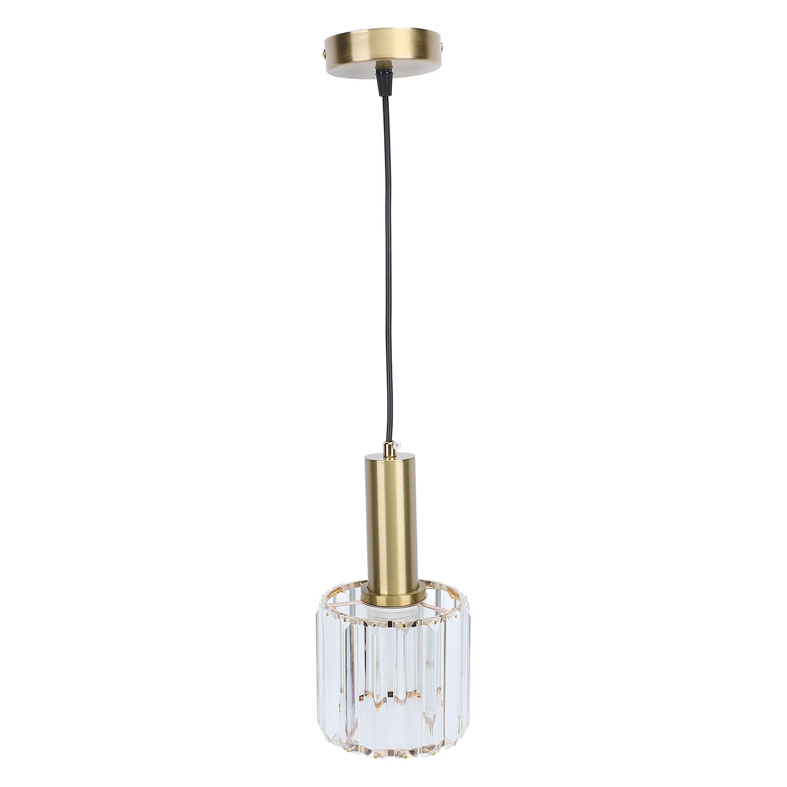 Crystal Pendant Light Modern Light Luxury Elegant Gold Adjustable Height view 8