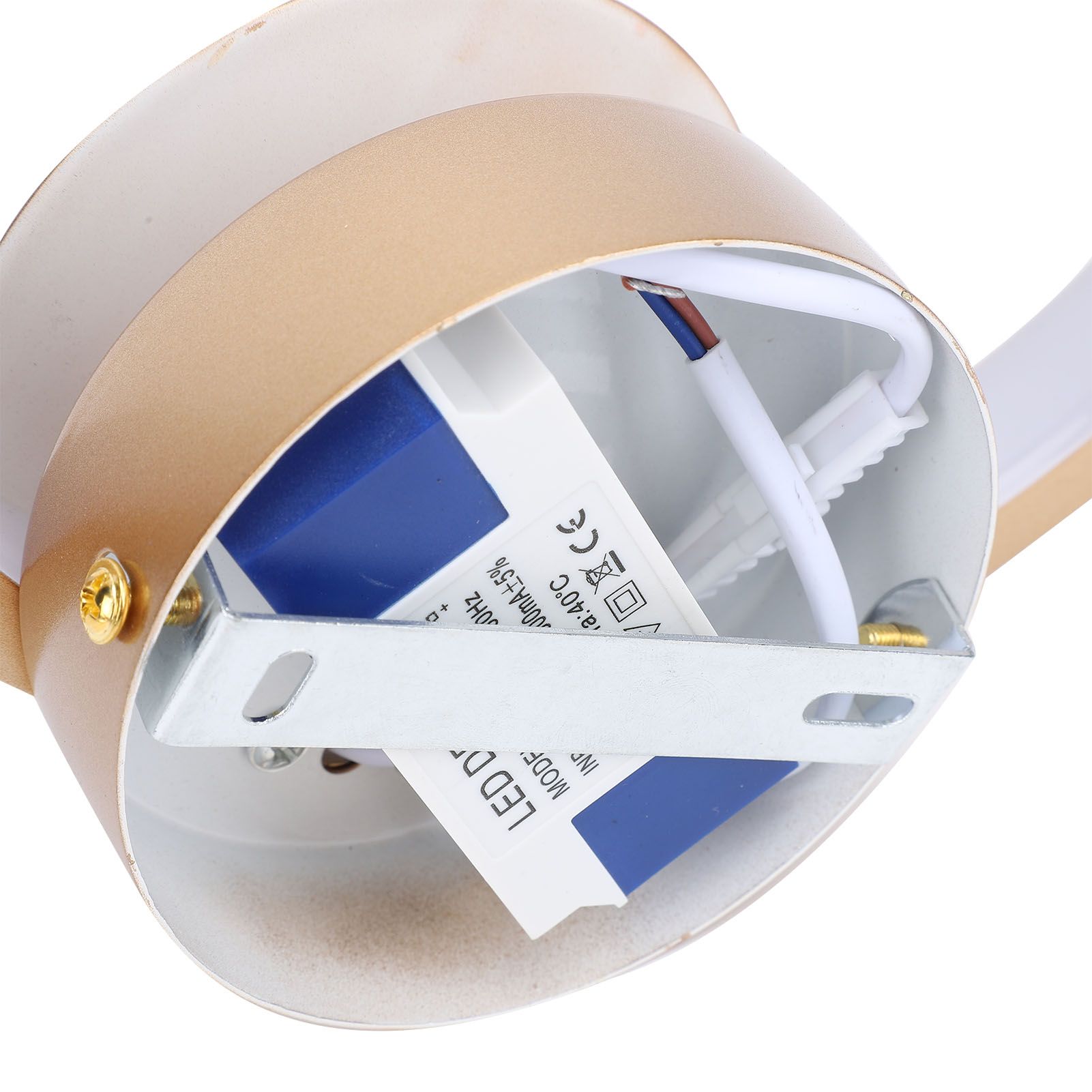 Modern LED Wall Light Round Wall Mount Lamp Soft Light Fashionable Wall view 2