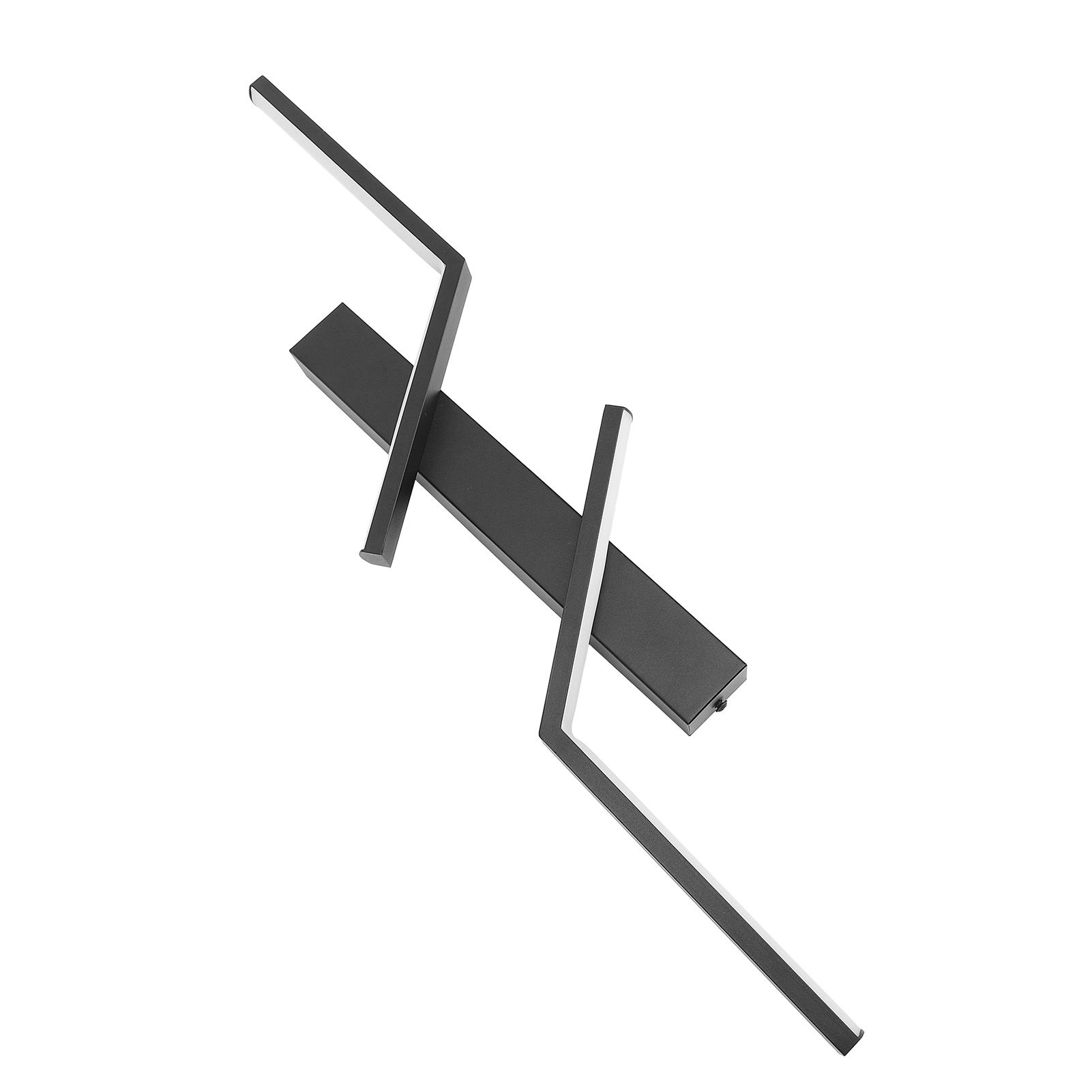Modern LED Wall Lights 3 Color Temperature Minimalist Black Wall Light view 4