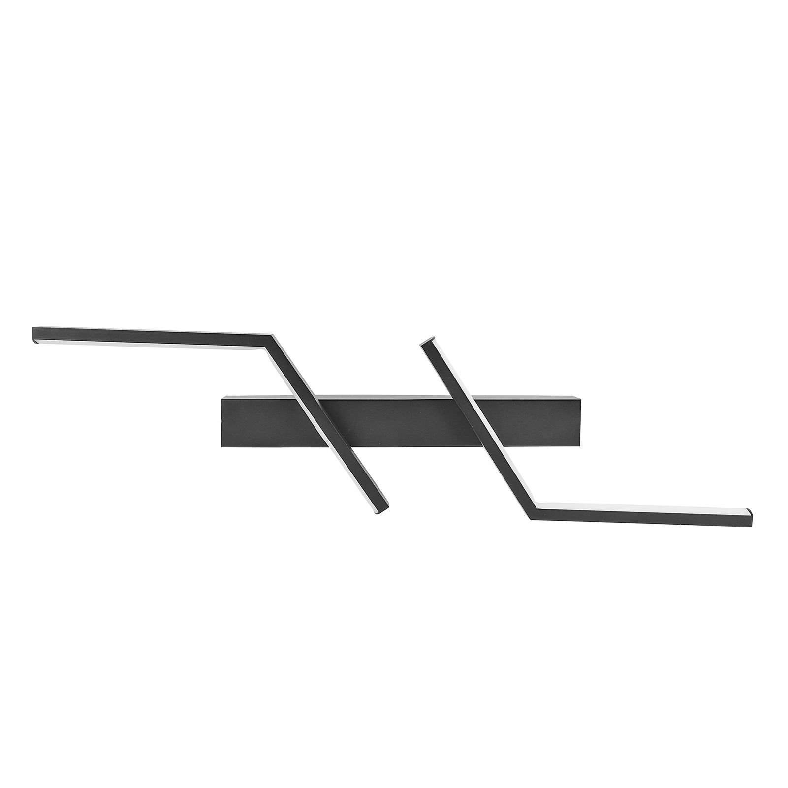 Modern LED Wall Lights 3 Color Temperature Minimalist Black Wall Light view 9