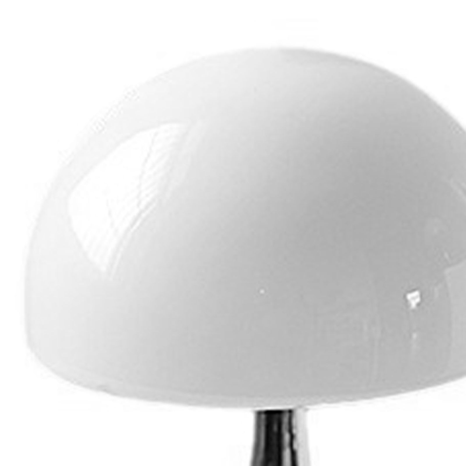Mushroom Shape Table Lamp Glass Iron Warm Light USB Modern Bedside Nightstand view 2