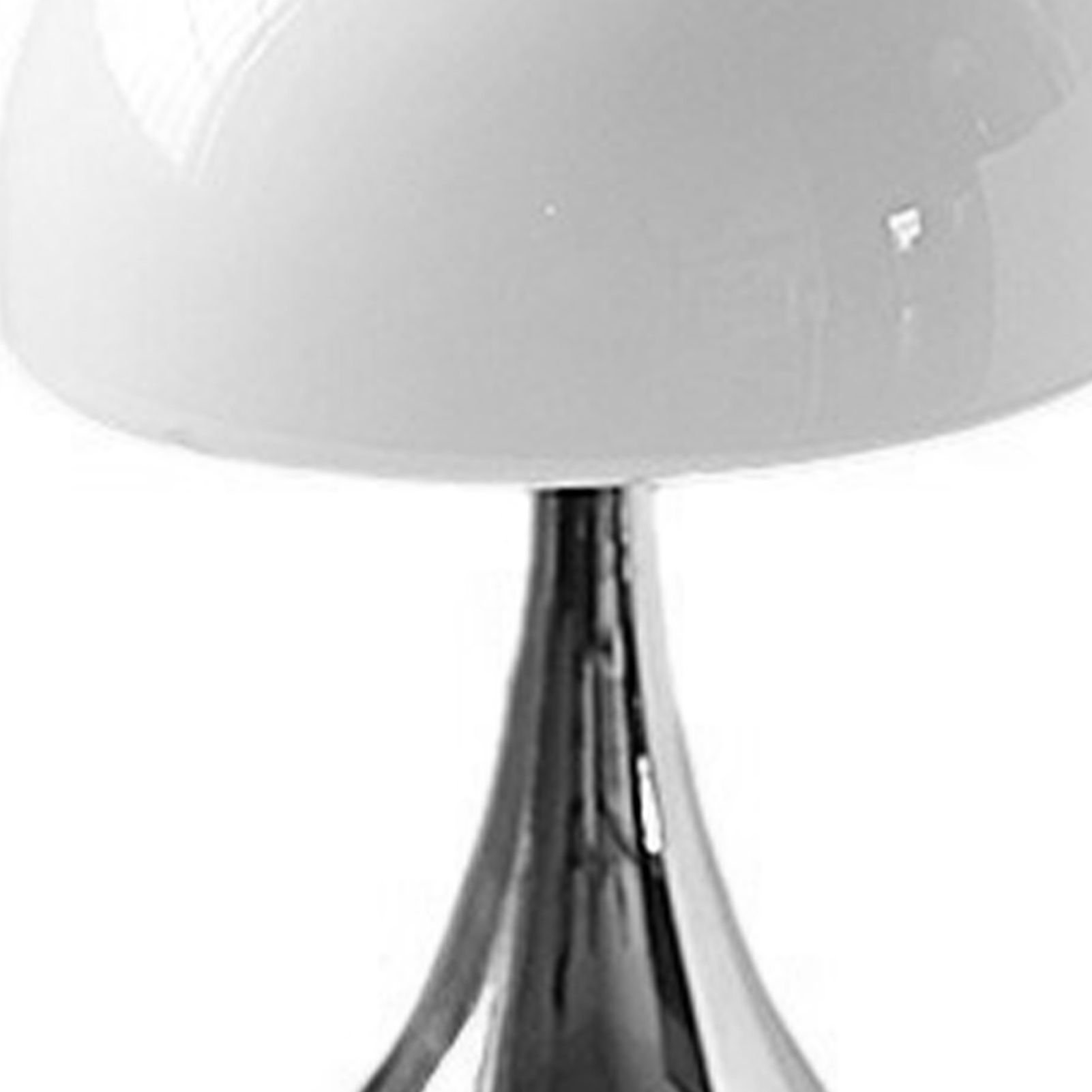 Mushroom Shape Table Lamp Glass Iron Warm Light USB Modern Bedside Nightstand view 5