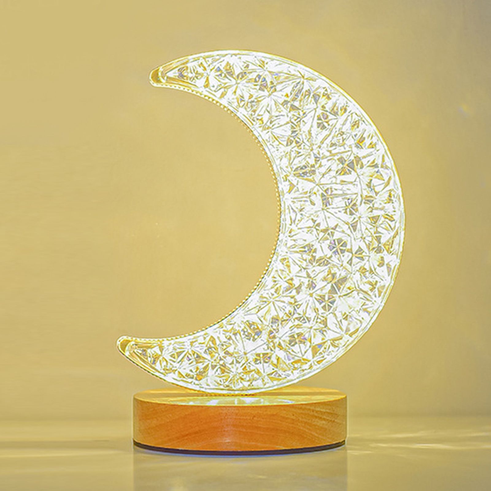 Table Lamp 3W Remote Control Warm Light Exquisite Look Timing Function USB view 7