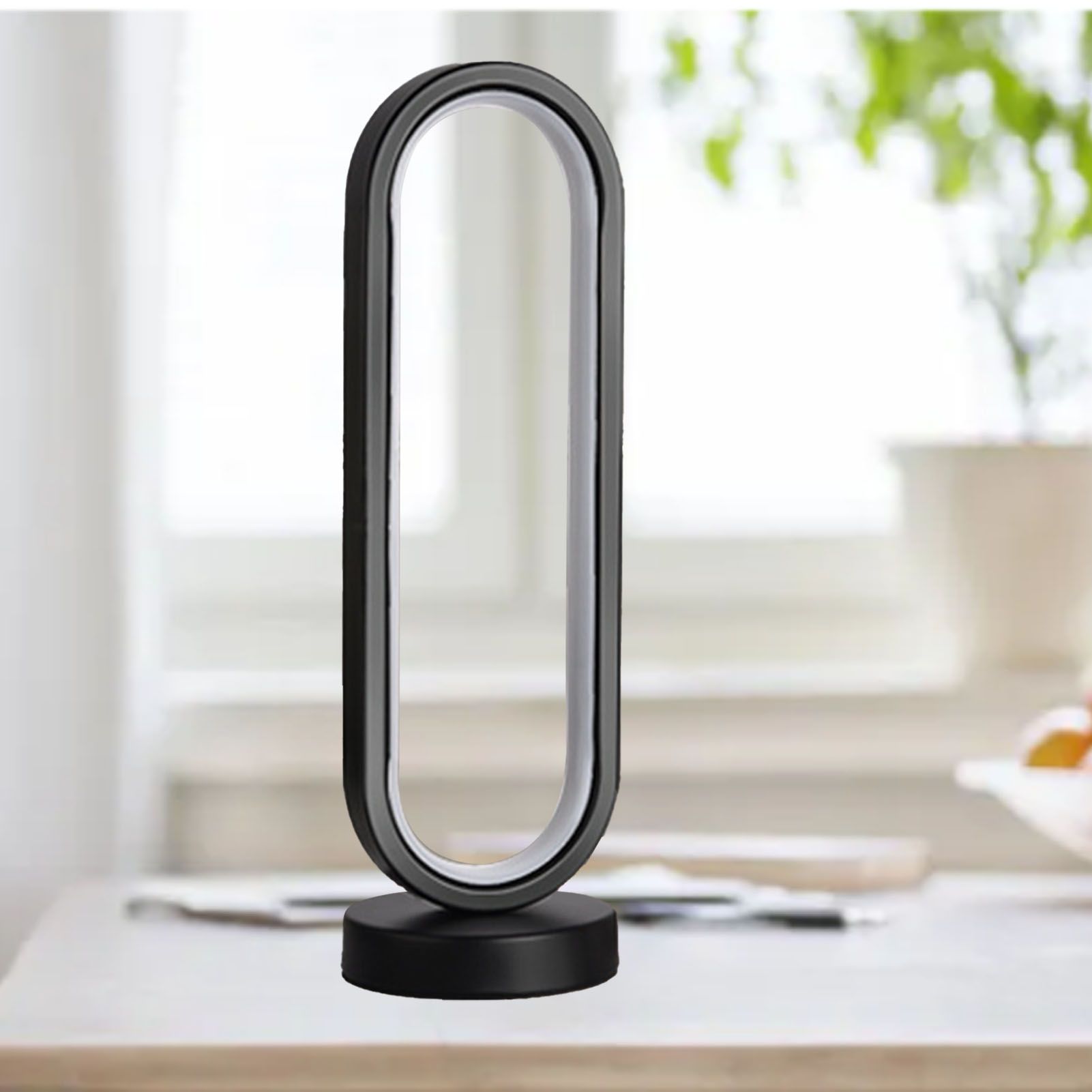 Modern Desk Lamp 3W USB Oval Dimmable Eye Care LED Bedside Night Light Table view 9