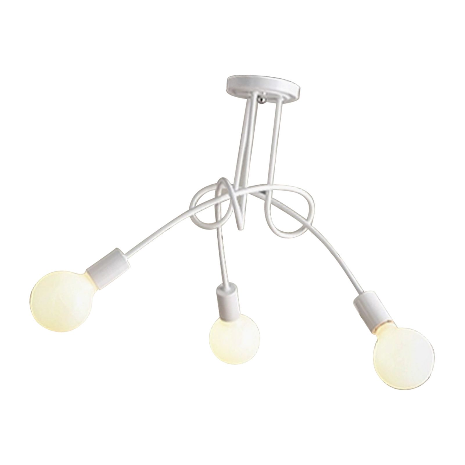 Modern Chandelier Iron Art Stylish Easy to Install Industrial Ceiling Light