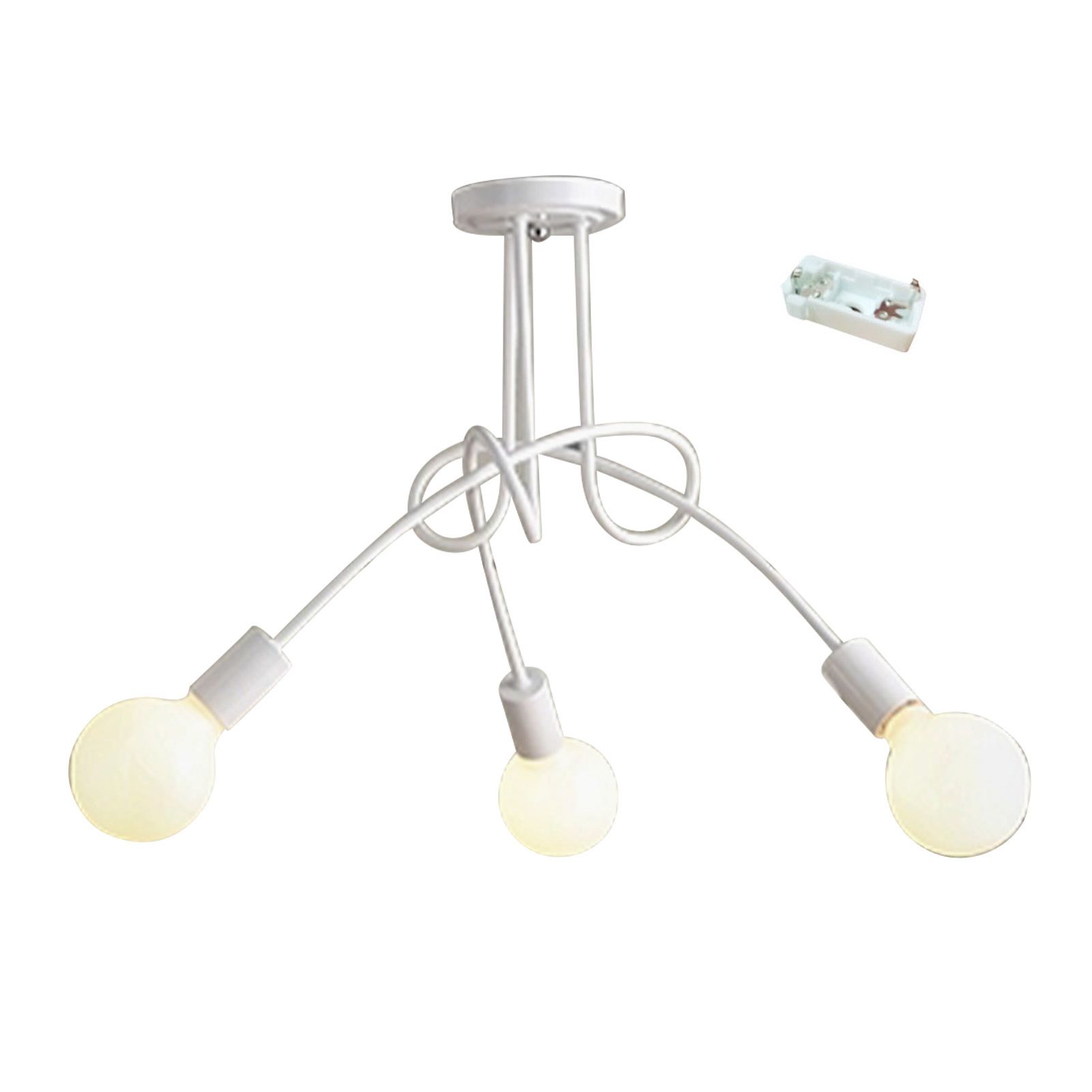 Modern Chandelier Iron Art Stylish Easy to Install Industrial Ceiling Light view 3
