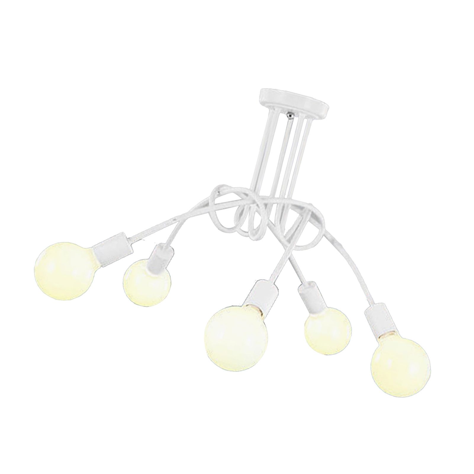 Modern Chandelier Iron Art Stylish Easy to Install Industrial Ceiling Light