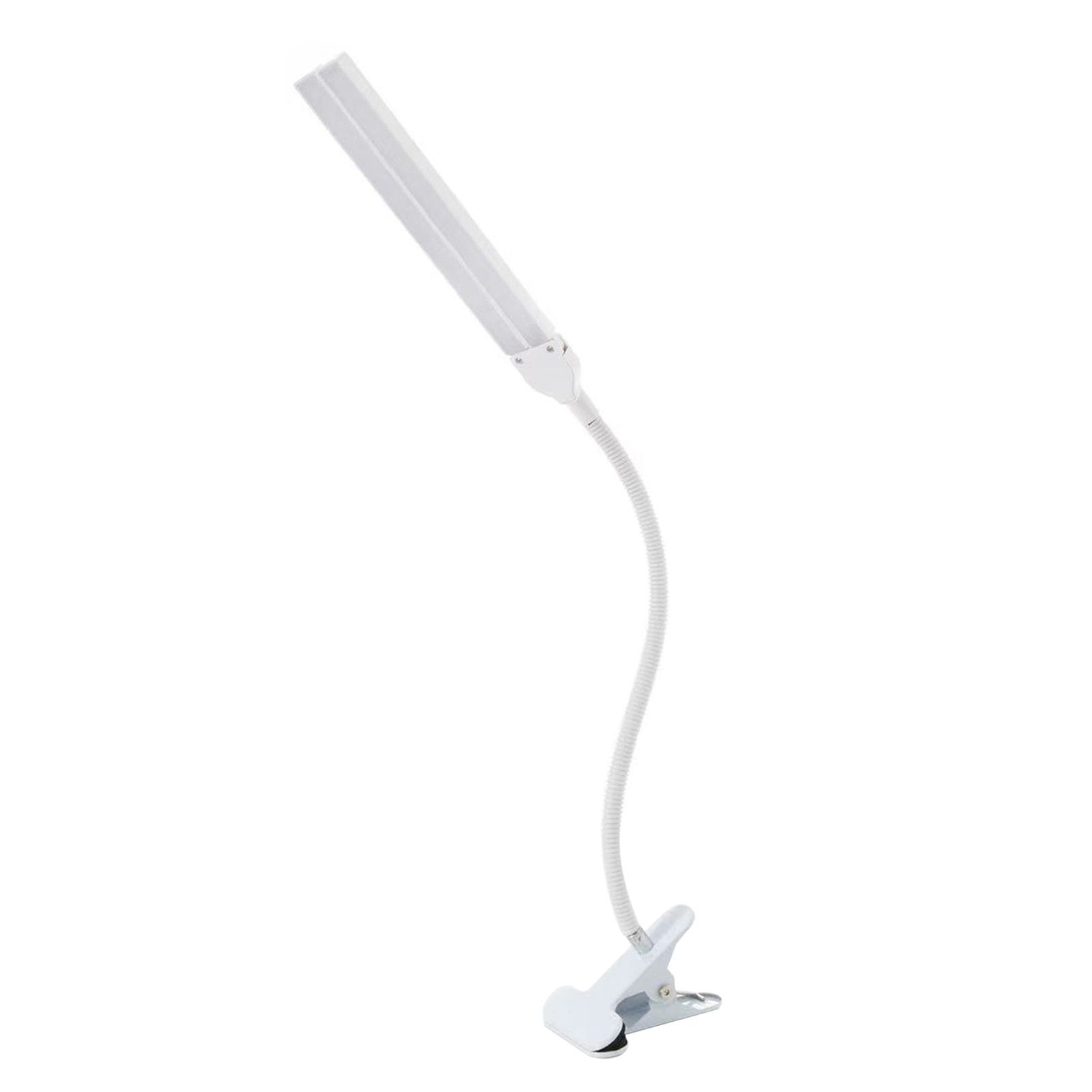 Clip On Desk Lamp Dual Head Eye Care Dimmable LED Night Light for Student