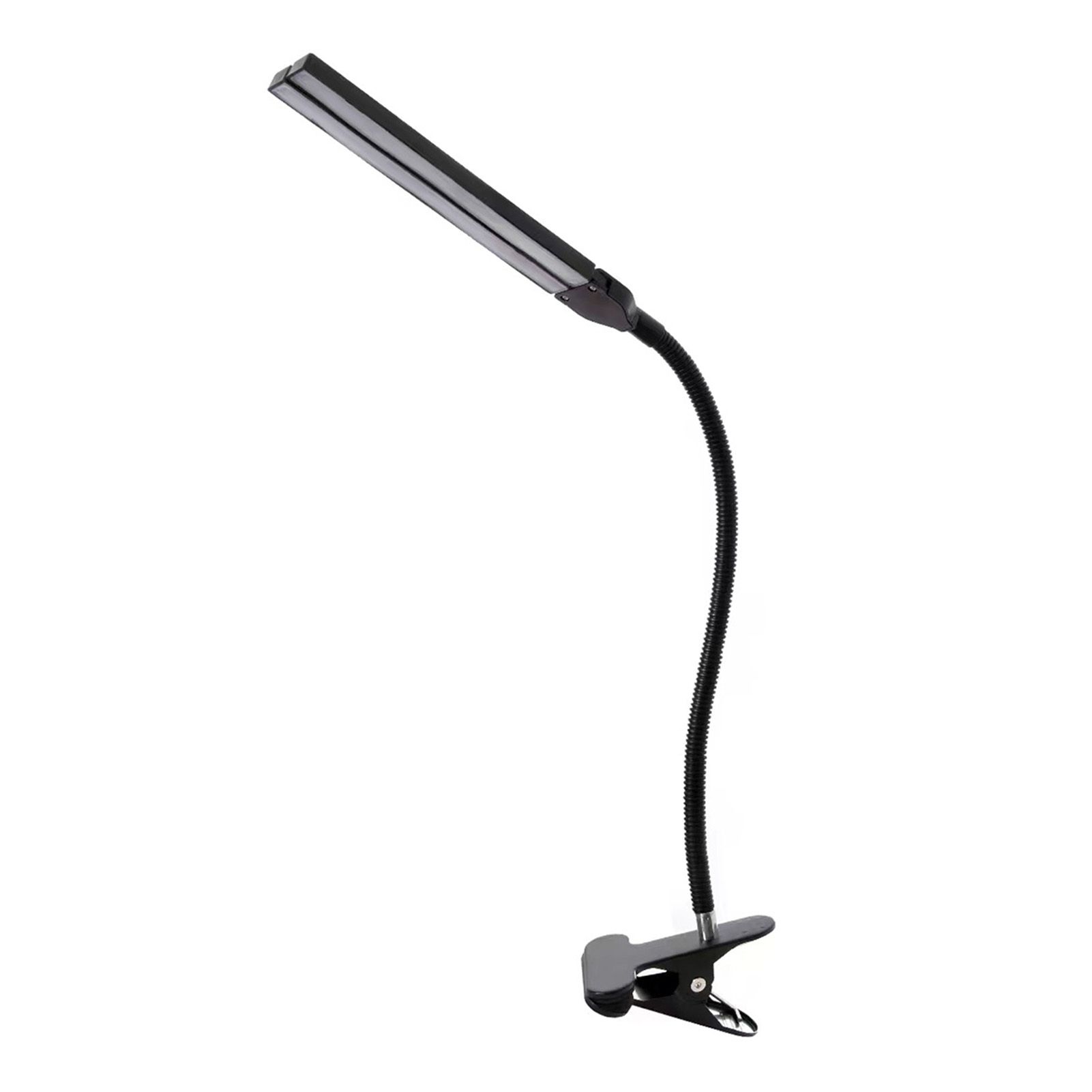 Clip On Desk Lamp Dual Head Eye Care Dimmable LED Night Light for Student