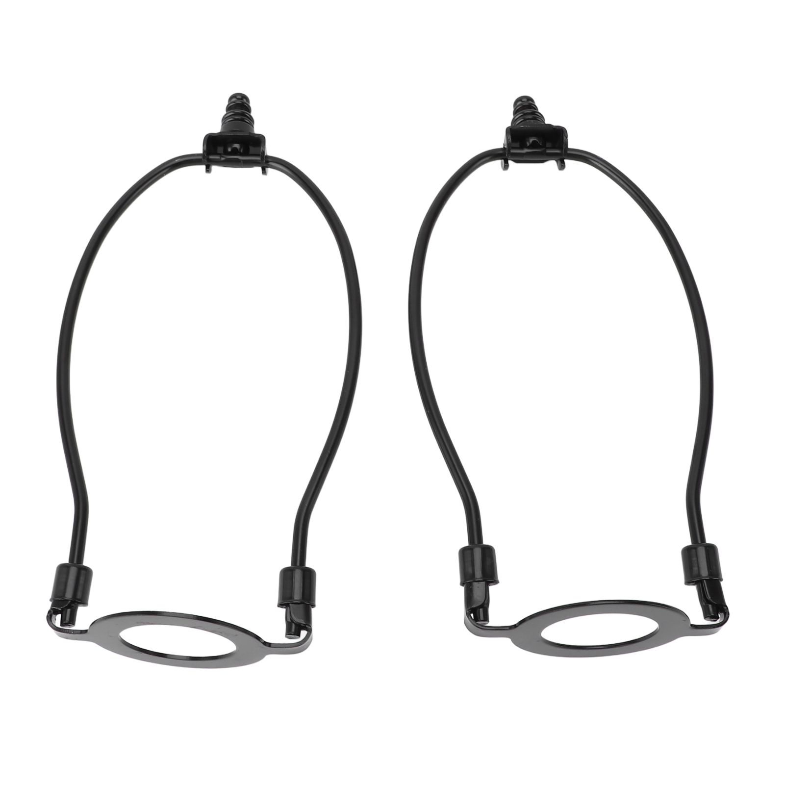 2Pcs Adjustable Lamp Shade Harps Holder Kit with E26 Light Base Metal view 6