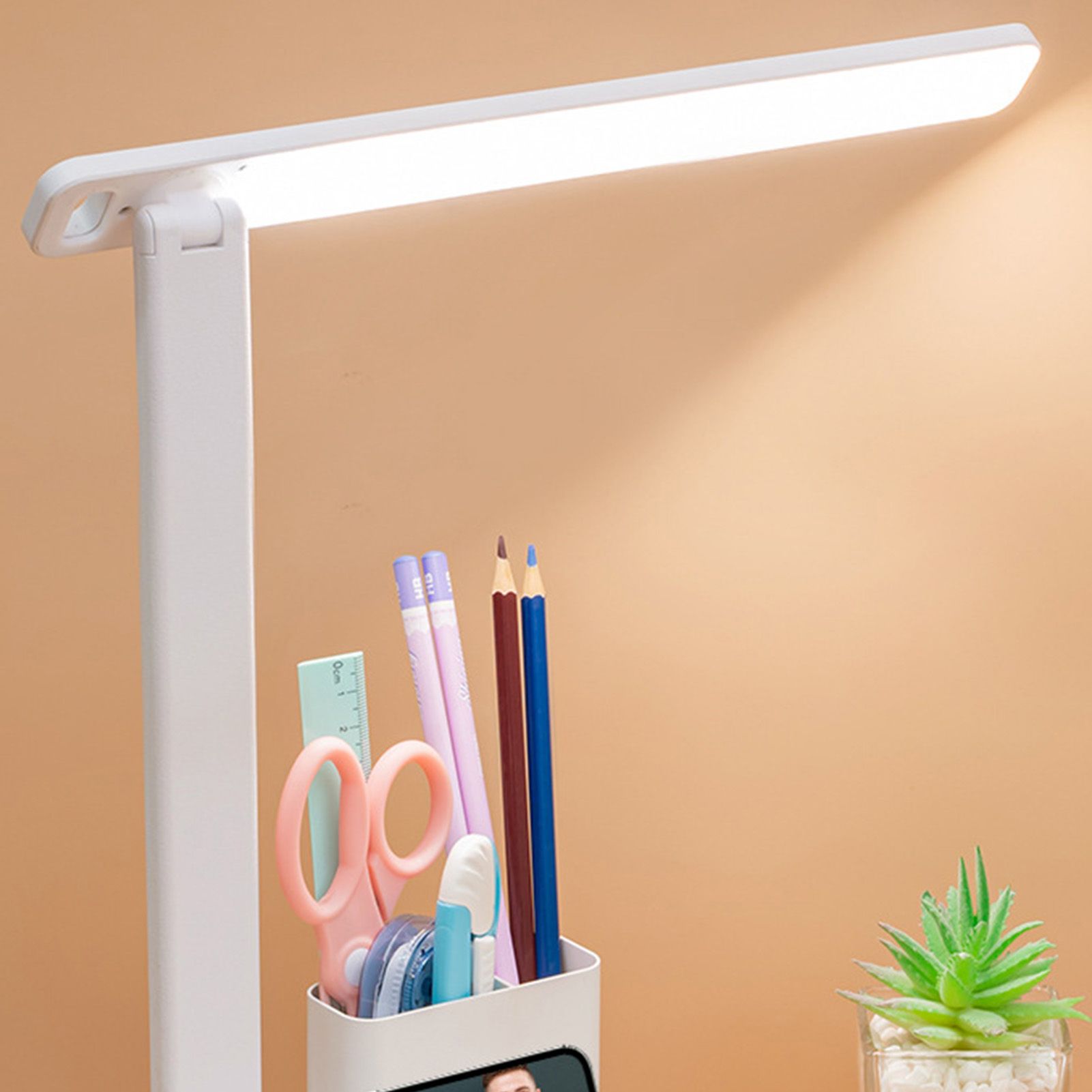 LED Touch Desk Lamp Dimmable 3 Color Temperature Foldable Eye Caring Table view 5