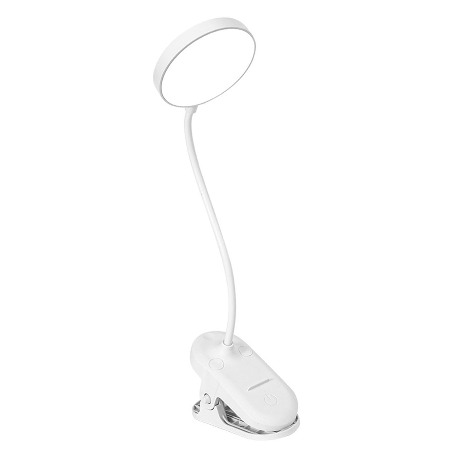 LED Clip Desk Lamp USB Eye Caring Dimmable Bedside Reading Lamp Night Light