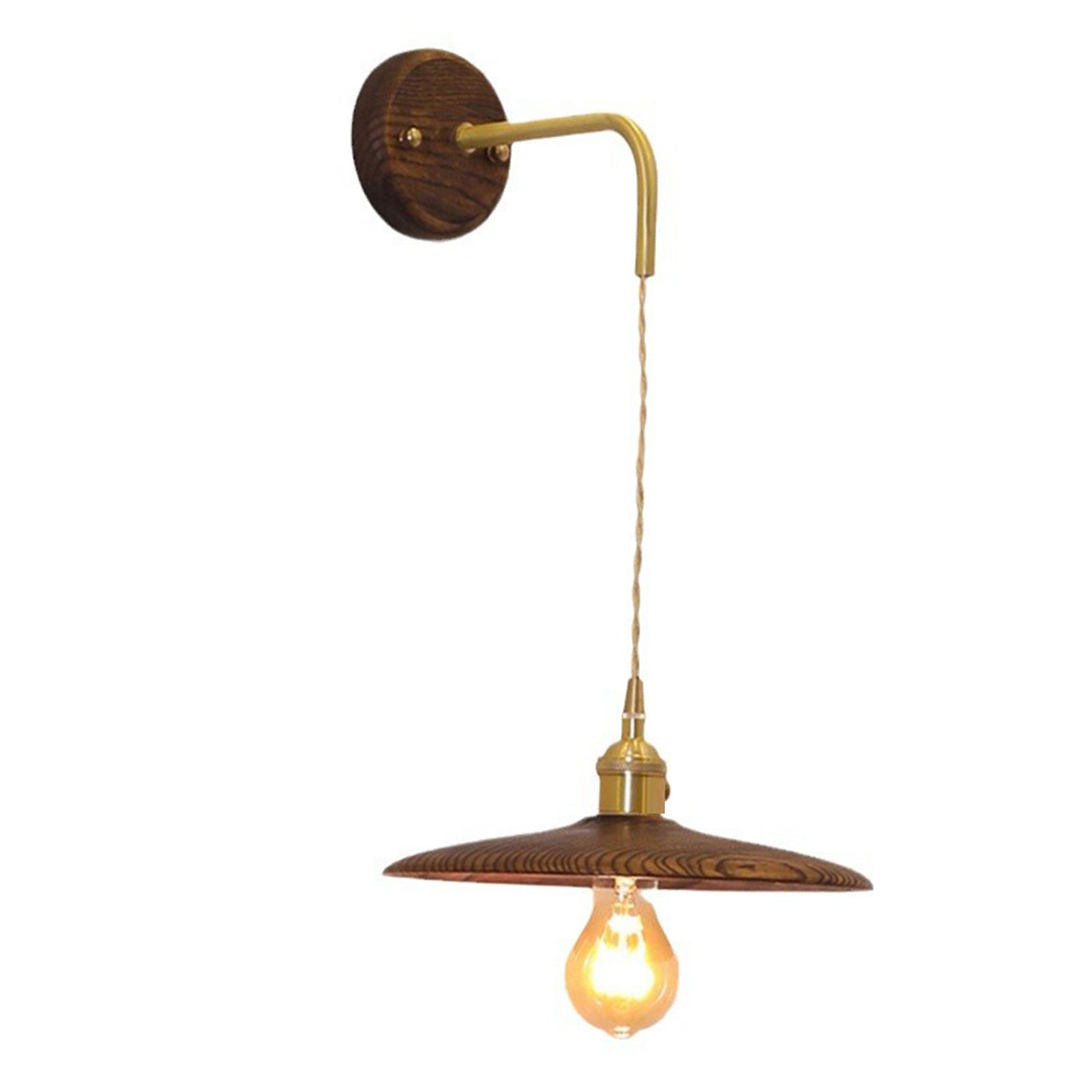 Retro Wall Lamp Industrial Vintage Copper Wall Sconces Lighting for Bedroom