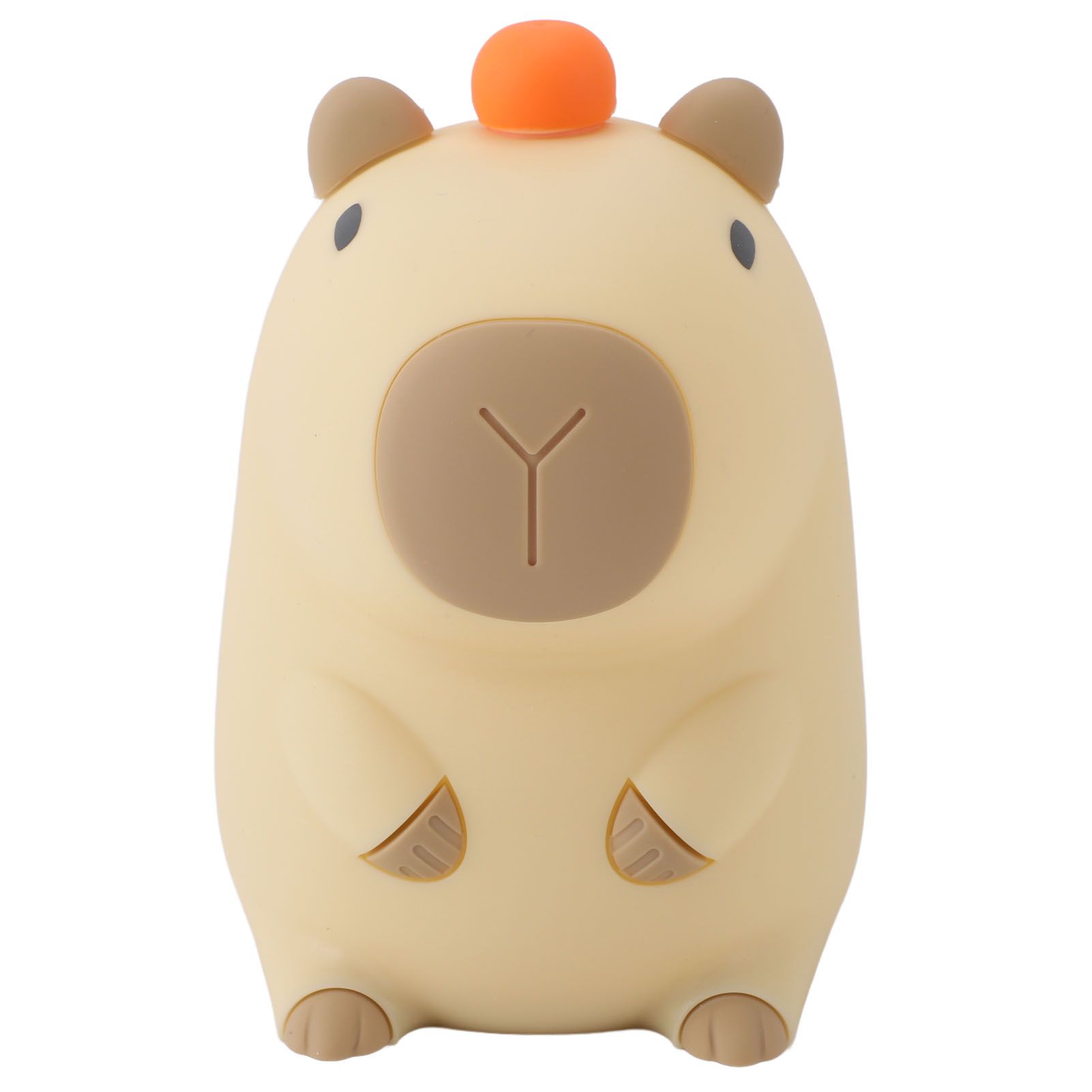 Capybara Night Light Silicone Rechargeable Dimmable 1200mAh Battery 20min