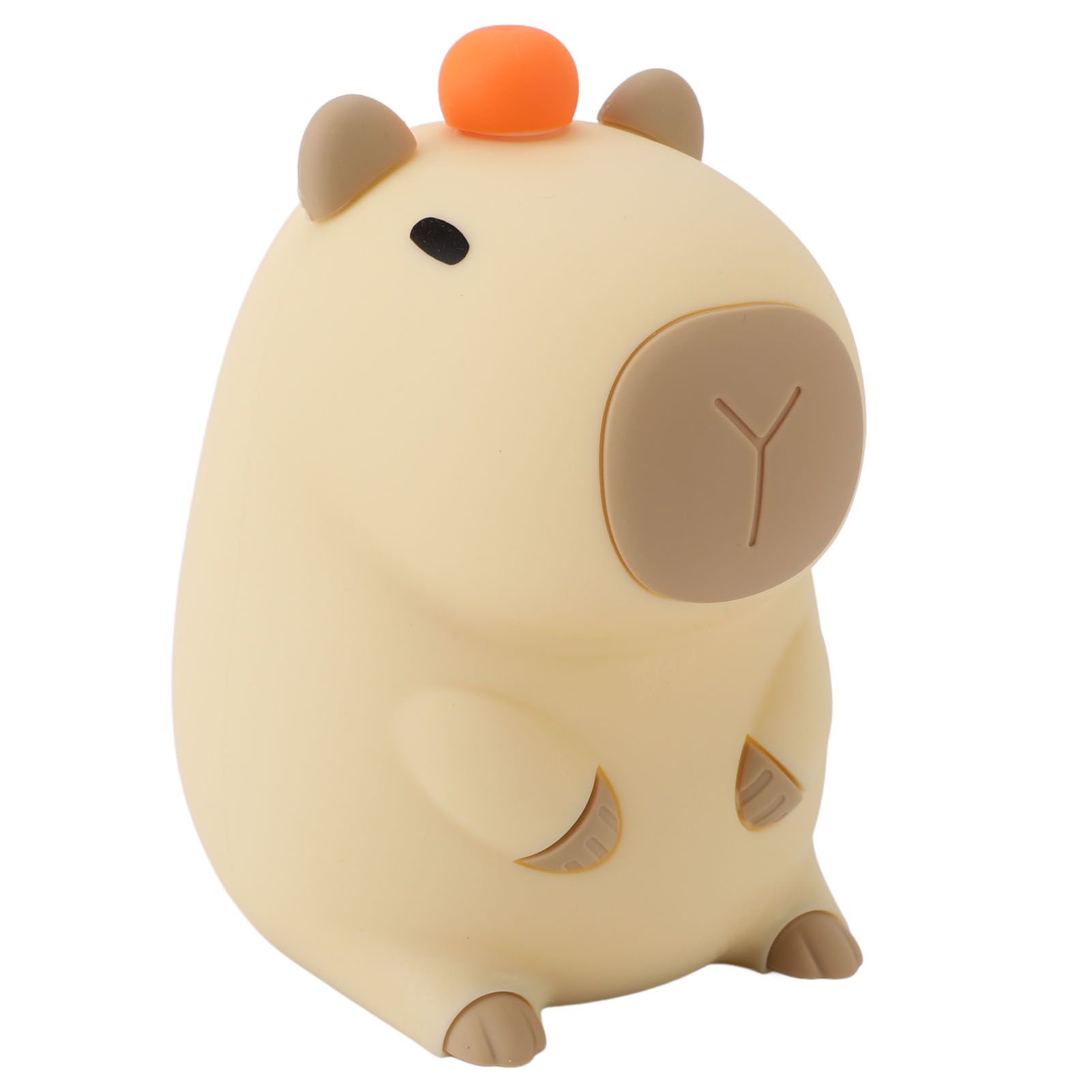 Capybara Night Light Silicone Rechargeable Dimmable 1200mAh Battery 20min view 9