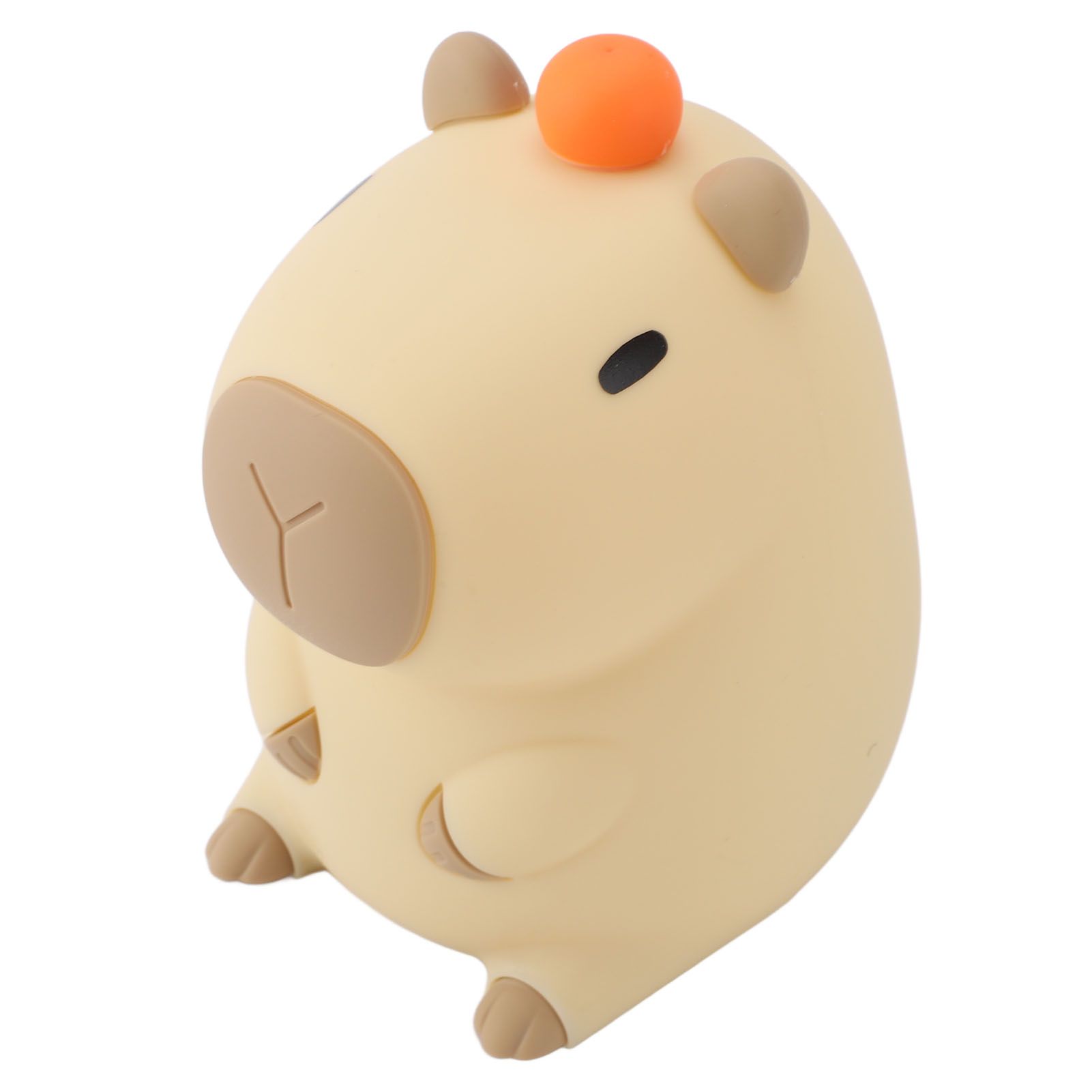 Capybara Night Light Silicone Rechargeable Dimmable 1200mAh Battery 20min view 11