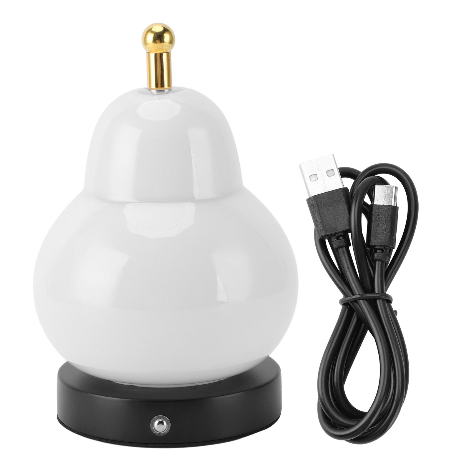Pear Gourd Table Lamp Touch Control Stepless Dimmable 3 Light Modes Cordless view 3