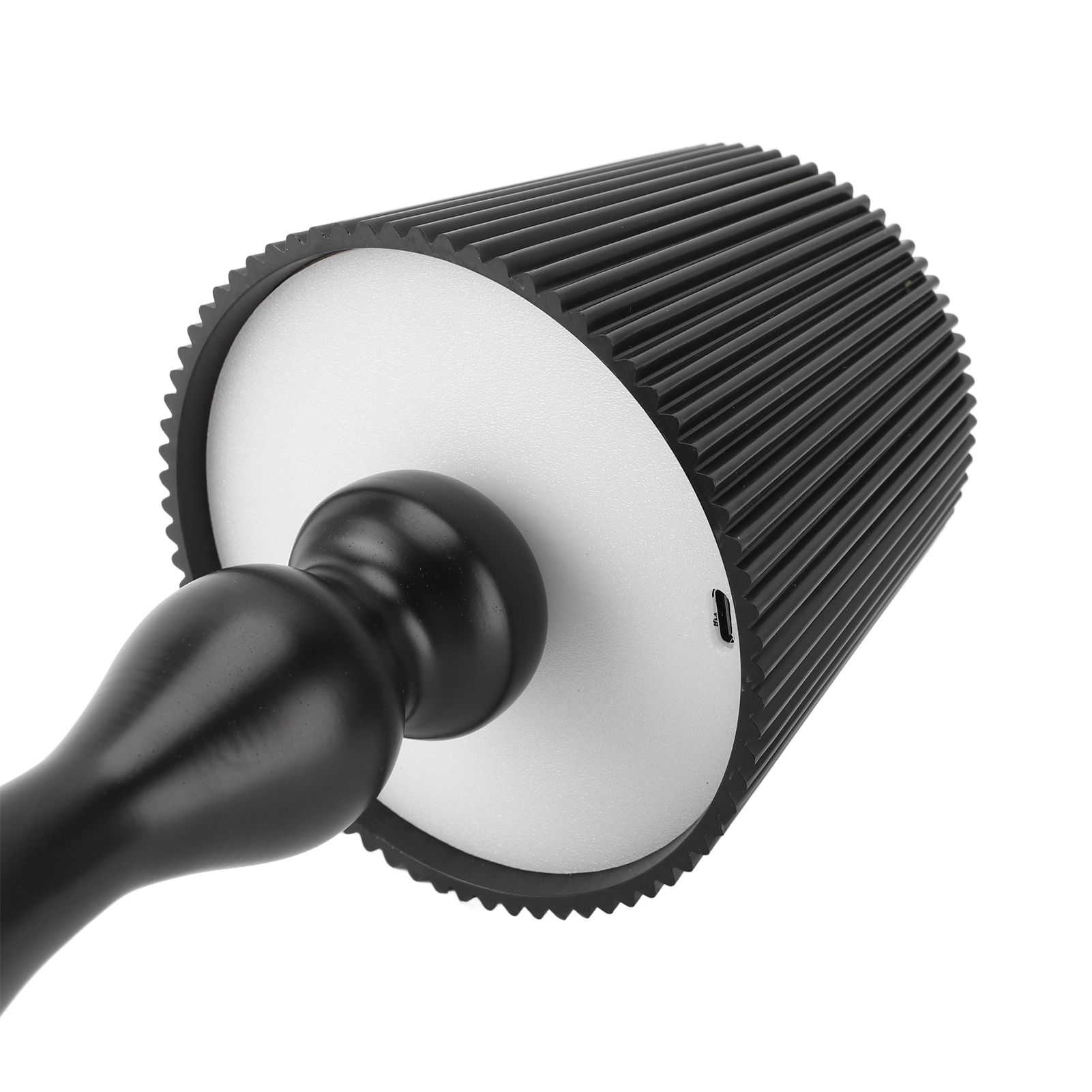 LED Cordless Table Lamp Iron Plastic Pleated Touch Control Stepless Dimmable view 7