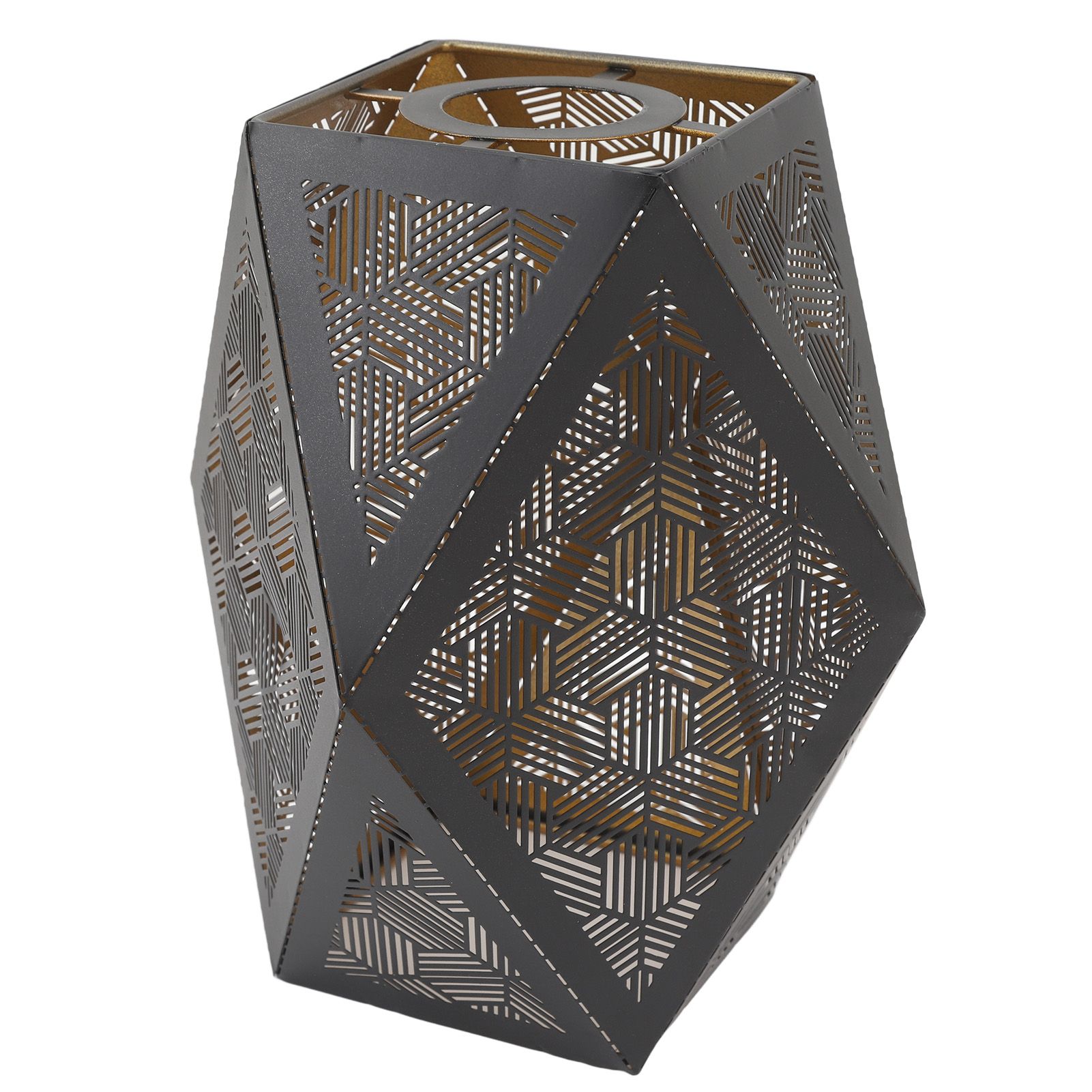 Metal Lampshade E27 E26 Polygonal Modern Hollow Lamp Shade for Table Lamp view 3