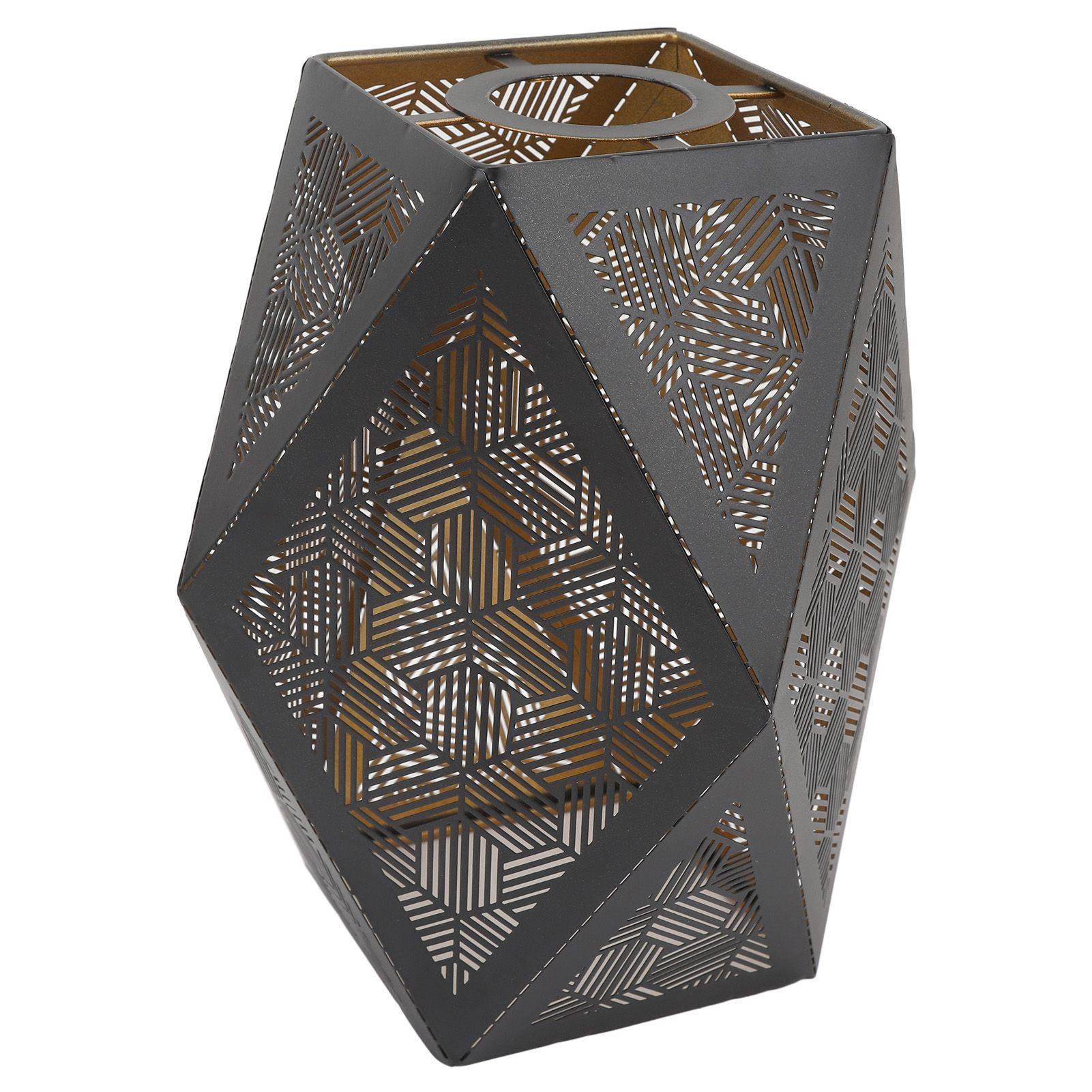 Metal Lampshade E27 E26 Polygonal Modern Hollow Lamp Shade for Table Lamp view 8