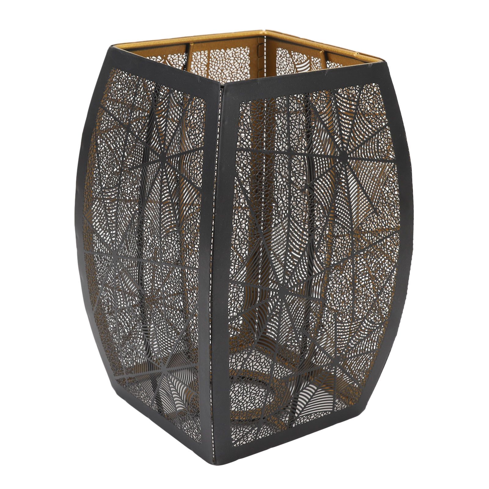 Metal Lamp Shade E26 E27 Iron Spider Web Style Hollow Out Decorative Lampshade view 3