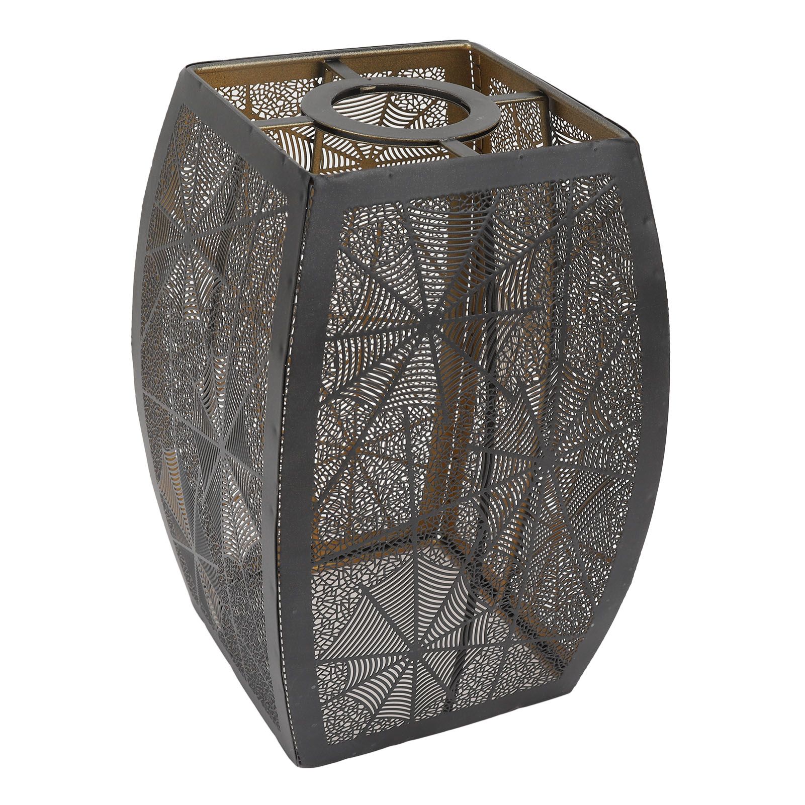 Metal Lamp Shade E26 E27 Iron Spider Web Style Hollow Out Decorative Lampshade view 9