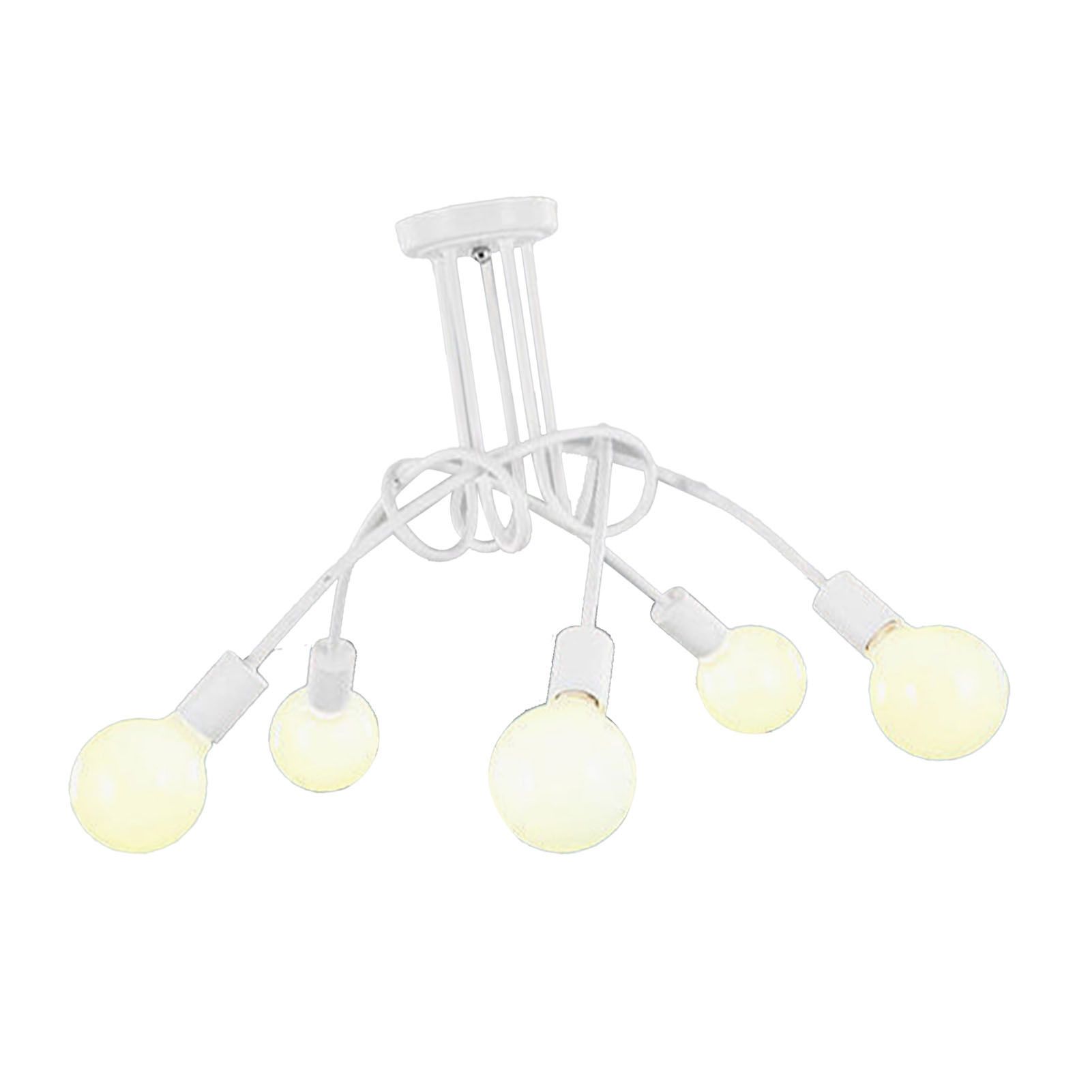 Decor Chandelier Iron Art Branch Multi Bulbs Ceiling Lamp Industrial Vintage view 6