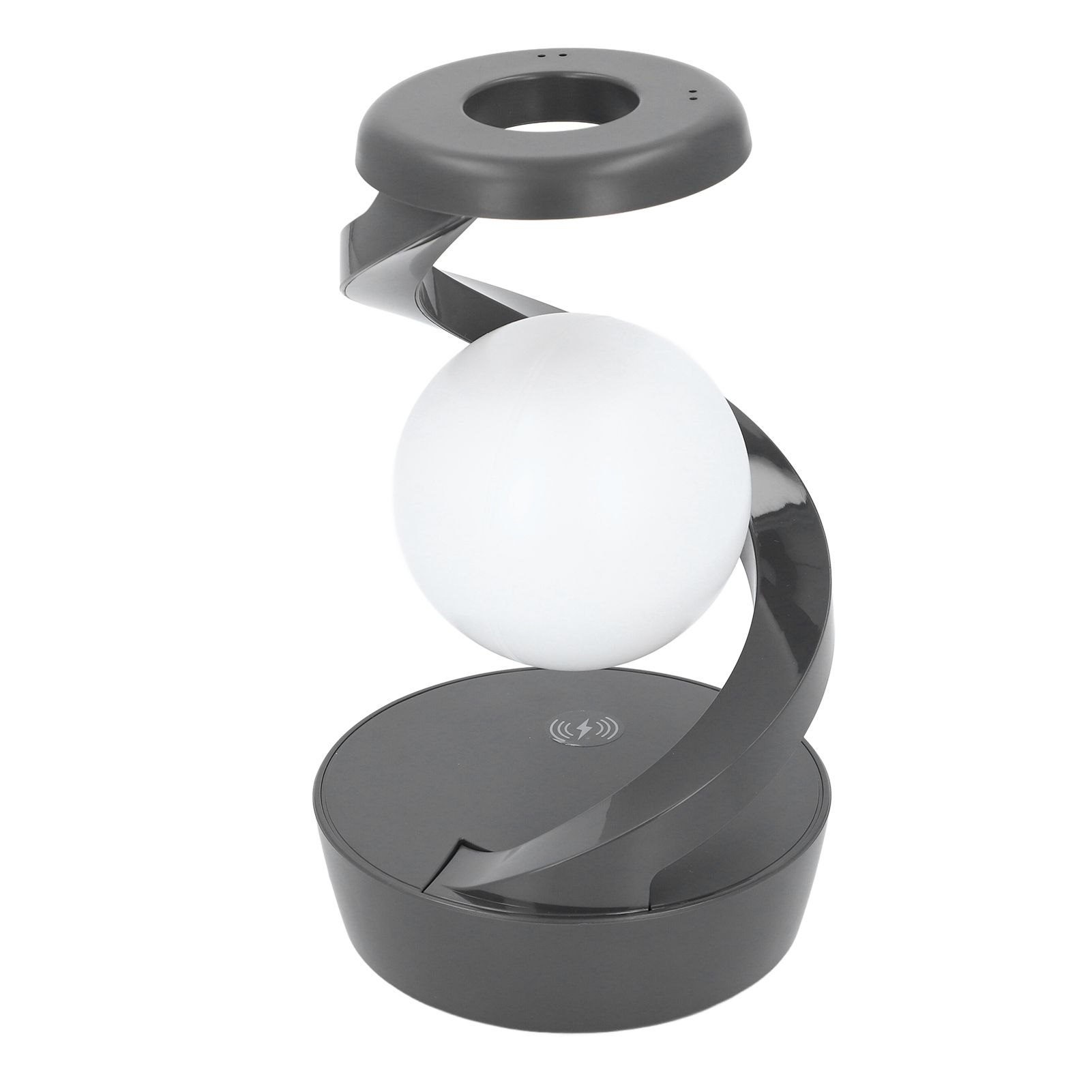 3D Floating Ball Light Wireless Charging Levitating Spiral LED Table Lamp