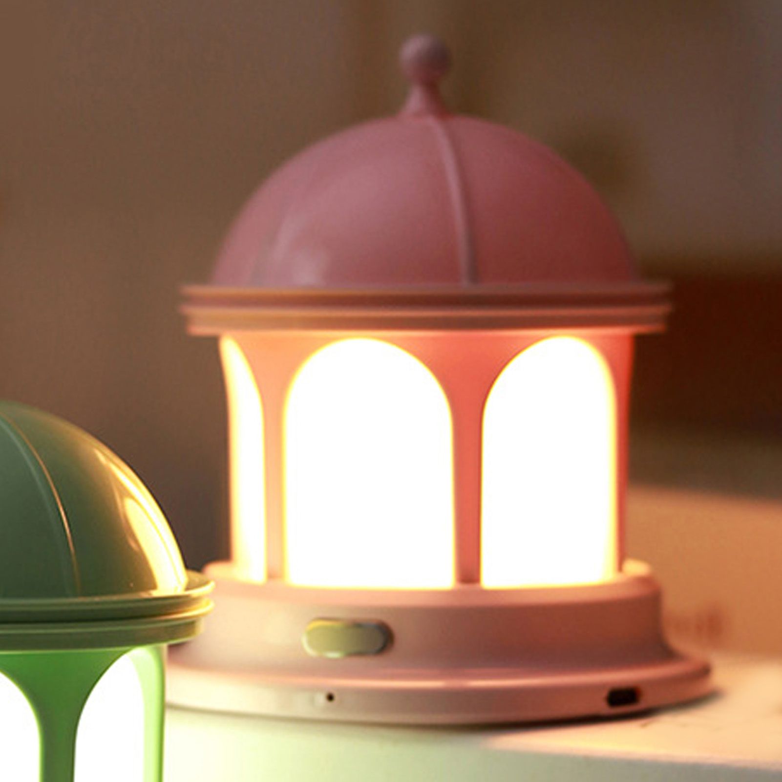 Castle Shape Night Light Cute 4 Gear Light Source High Brightness Stepless view 7