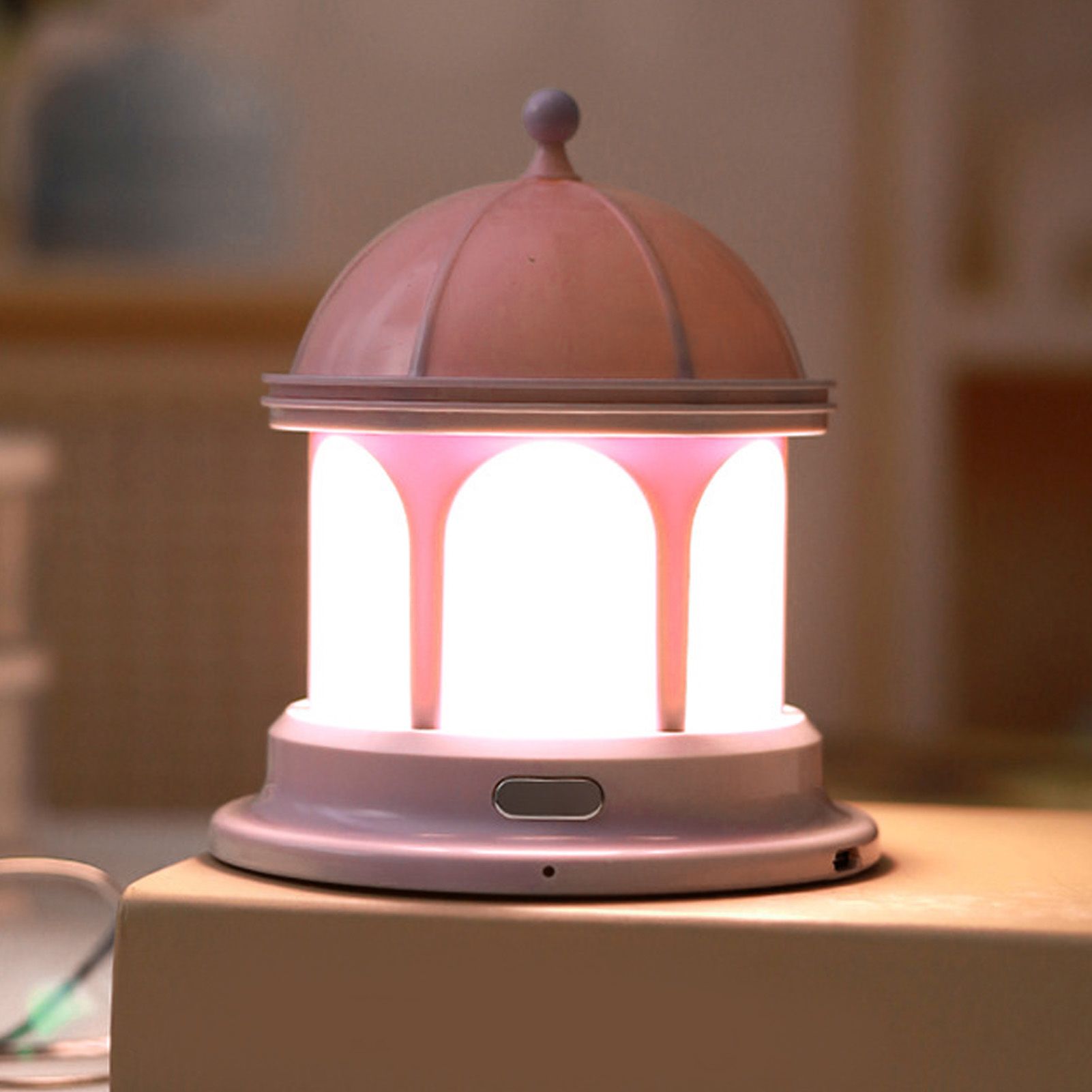 Castle Shape Night Light Cute 4 Gear Light Source High Brightness Stepless view 8