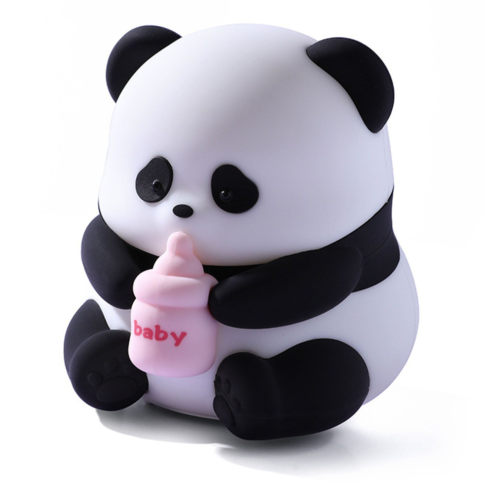 Panda Night Light Rechargeable Dimmable College Dorm Decor Bedside Touch Lamp view 3