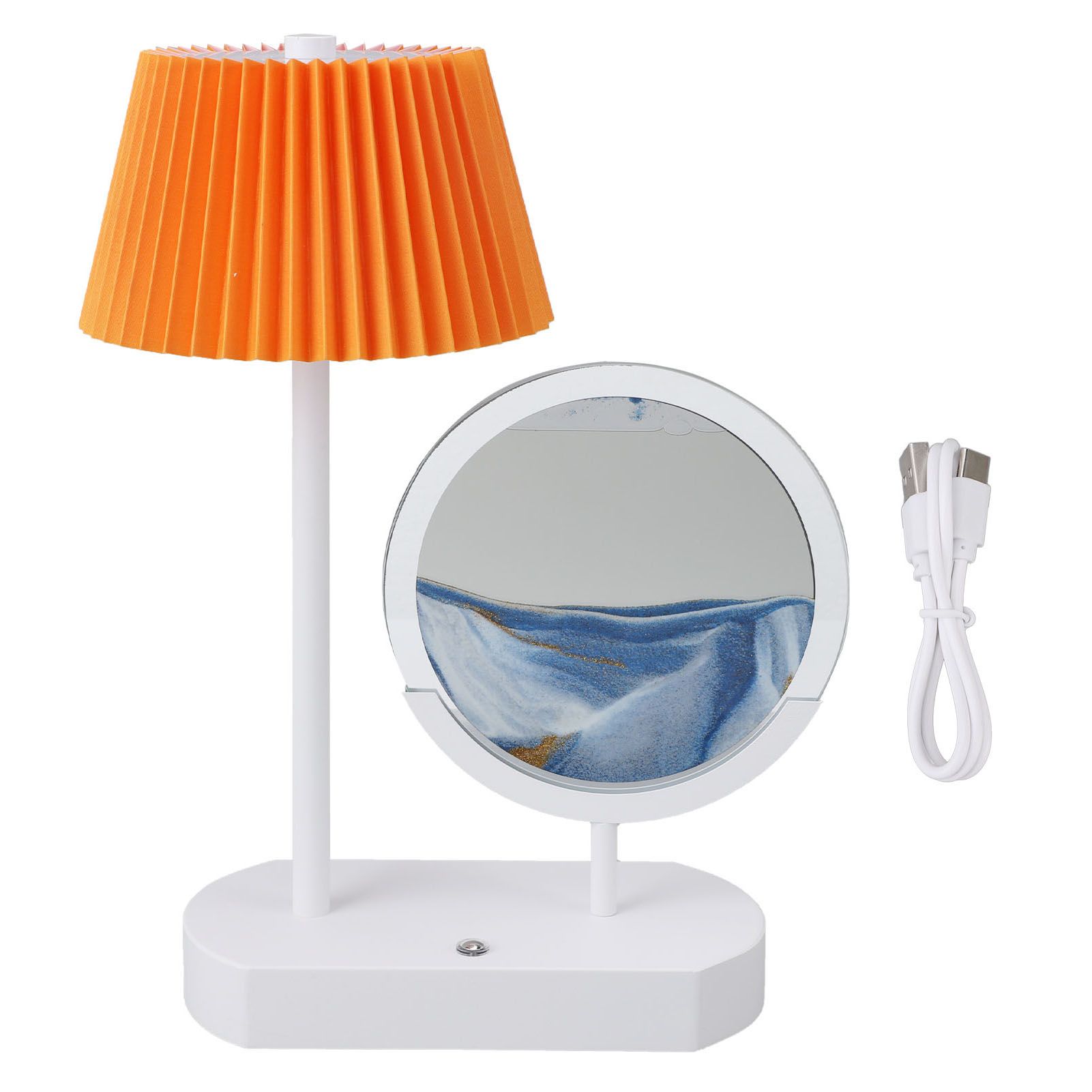 Moving Sand Art Desk Lamp Creative Cordless Touch Control Stepless Dimming 3 view 3