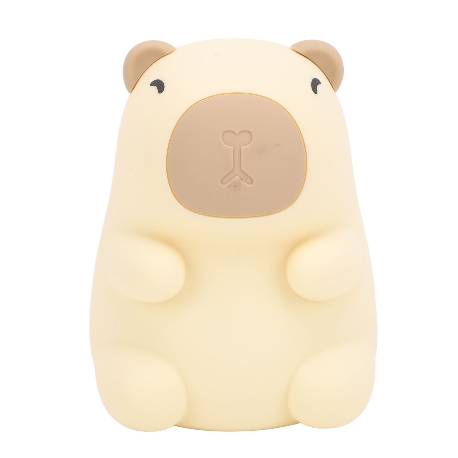 Capybara Night Light Color Changing Kids Rechargeable RGB Animal Nursery Lamp