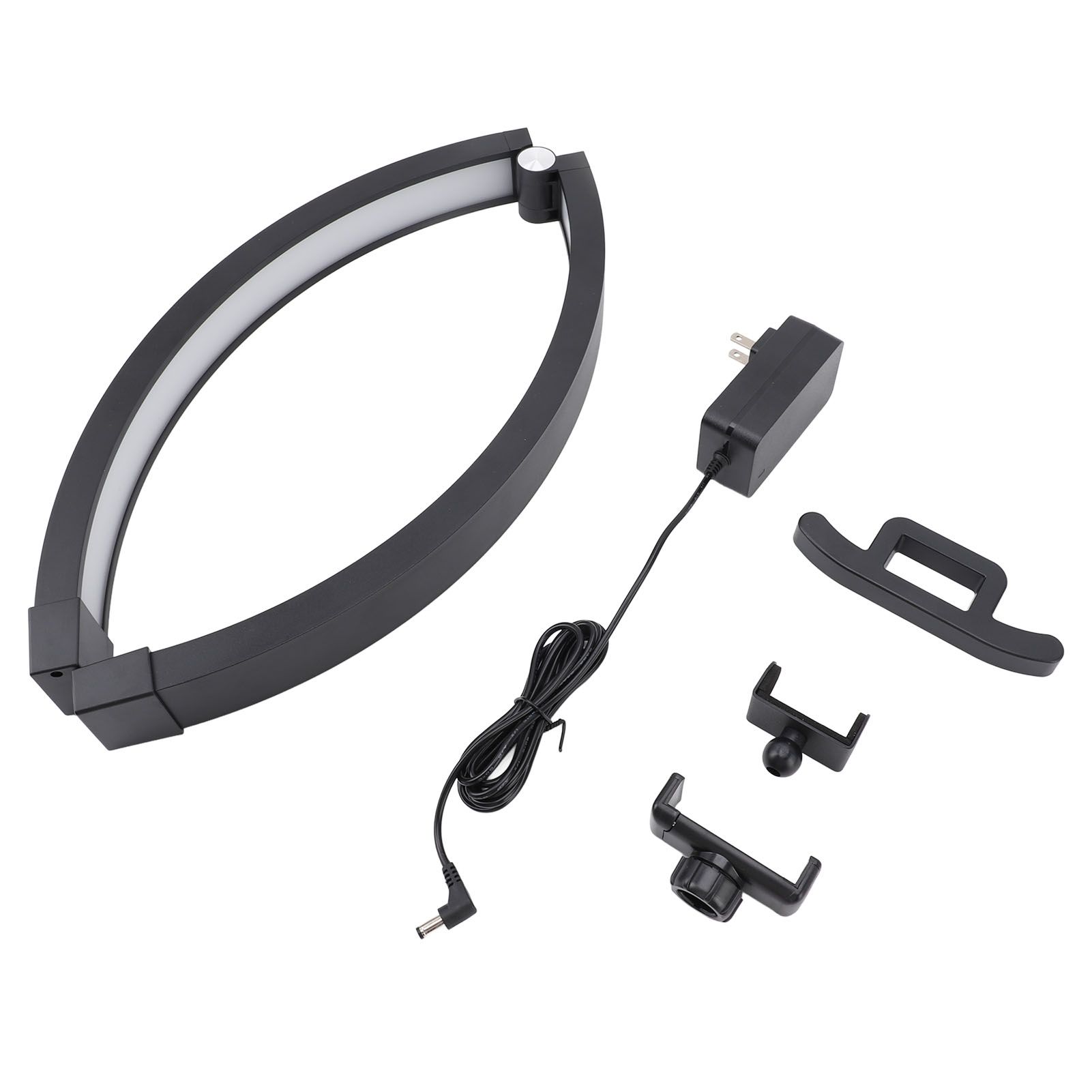 Half Moon Light for Nail Desk with Phone Holder Foldable Touch Control 20W view 3