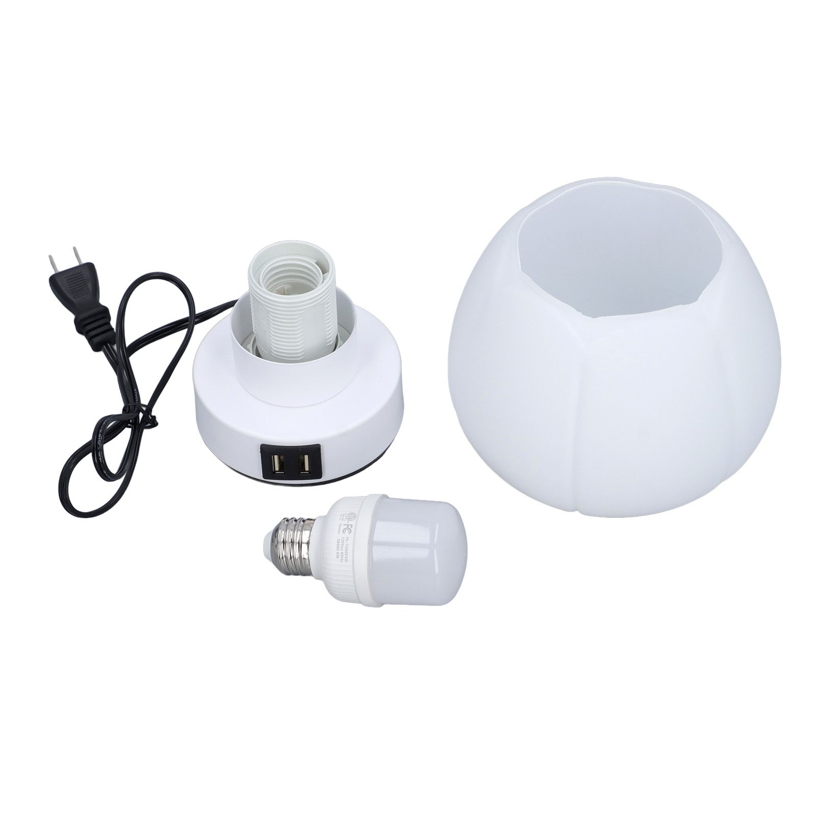 Table Lamp Touch Control 3 Brightness Levels 3000K Warm Light E26 Bulb Holder view 3